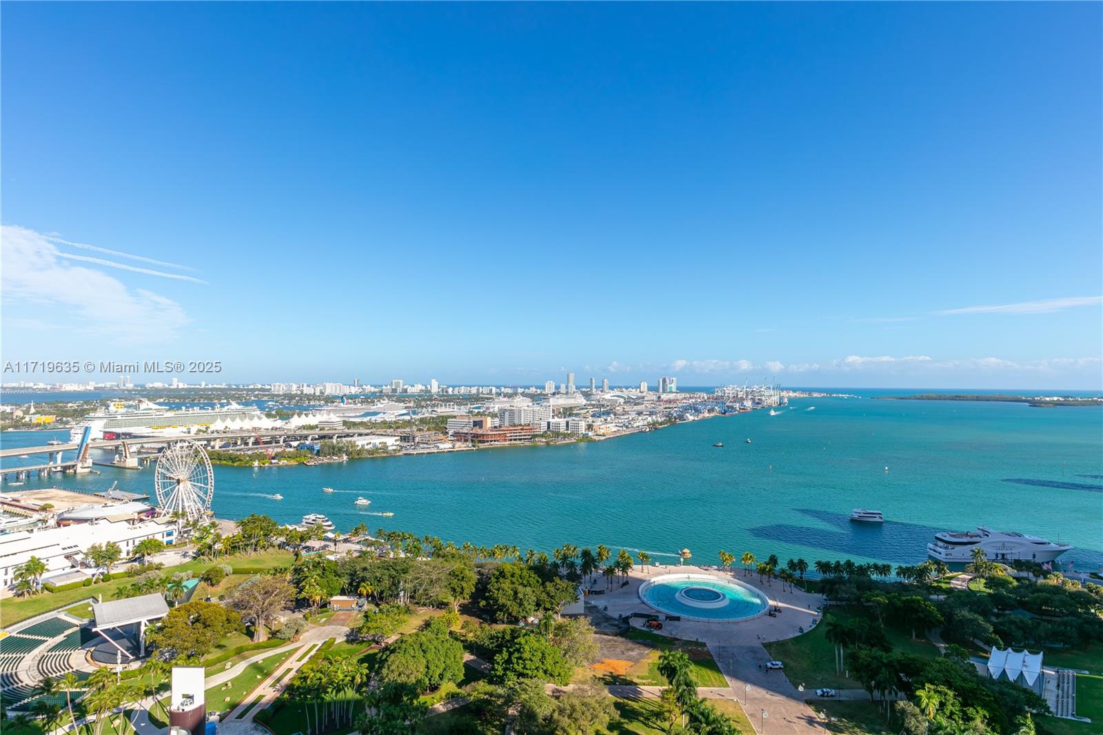 Beautifully renovated 2 bedroom condo with breathtaking views of the skyline and Bay. The unit features stainless steel kitchen appliances, wood cabinetry, a stacked washer/dryer. It has floor-to-ceiling windows with balcony. The condo is turnkey with all the luxuries of Miami living.50 Biscayne is one of the most recognizable buildings in the Downtown Miami skyline. Amenities include 24-hour concierge and security, valet parking, state-of-the-art fitness center, sauna and steam rooms, yoga/pilates and resort-style pool with poolside cabanas. Across the street is Bayfront Park.Views to the Ultra Music Festival and all the holiday festivities.It is walking distance to the Shops at Bayside, the American Airlines Arena andAdrienne Arsht Center for the Performing Arts