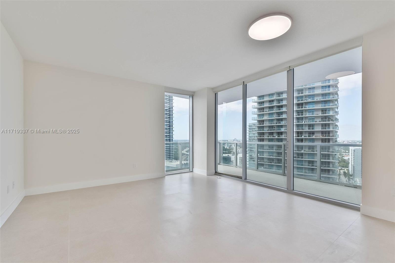 Newly and beautifully renovated corner unit at 1060 Brickell, AVAILABLE NOW. Spanning 1,278 square feet, this 2-bed, 2.5 bath home features new floors, new sleek bathrooms, and more. Enjoy breathtaking city and water views.
1060 Brickell is a premiere building located in the heart of Brickell, just steps from Mary Brickell Village and Brickell City Centre.  Enjoy the amenities of a doorman, fabulous pool, state of the art fitness center, conference room, billiards room, and virtual golf. Please note, this discounted rent is offered because the building is undergoing renovations and the balcony is temporarily closed.