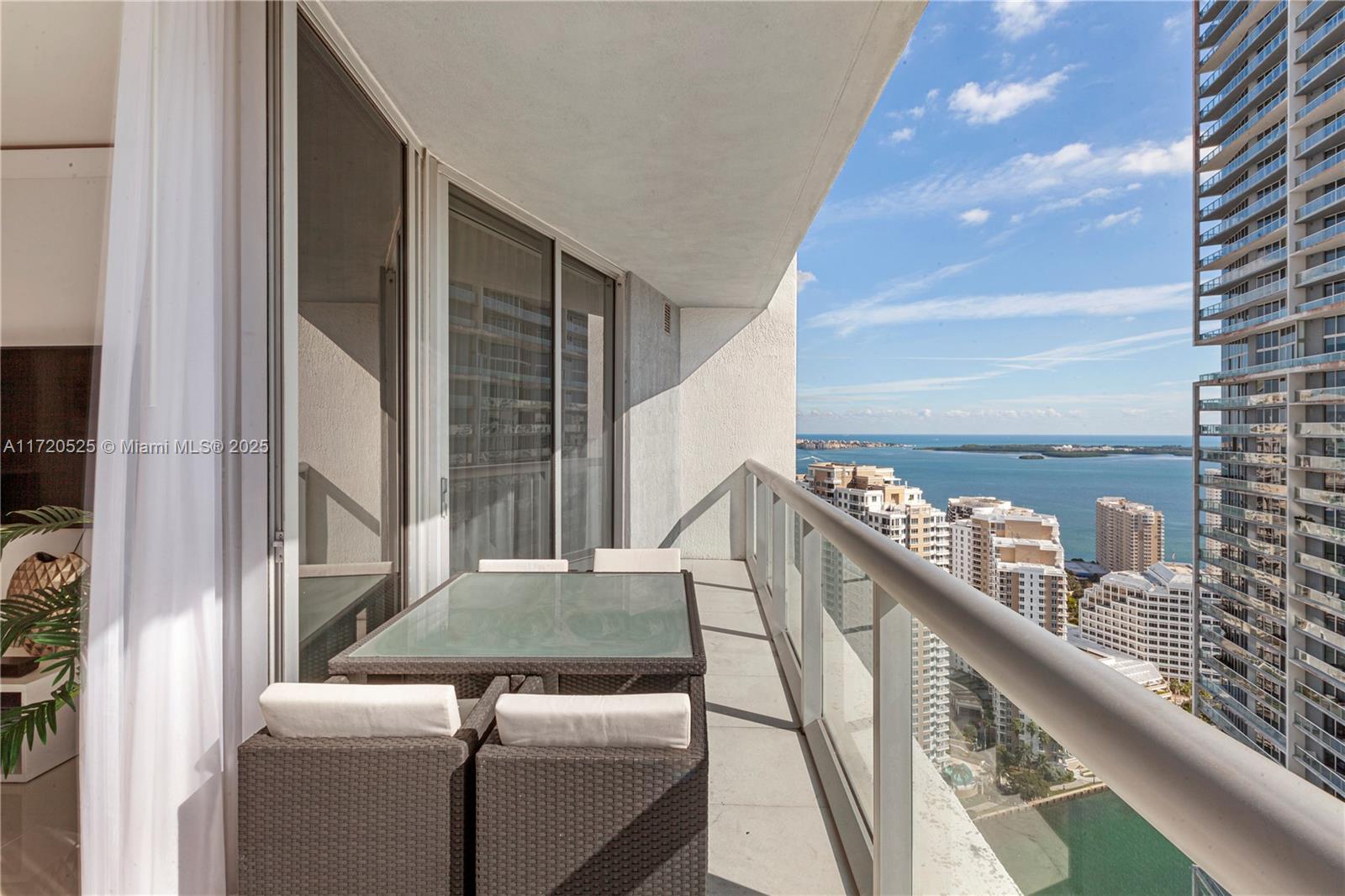 Elegance meets City living in this stunning 2 Bed, 2 Bath condo at the center of Brickell. The residence boasts an impeccable layout with breathtaking views, floor-to-ceiling windows, porcelain floors, & an open kitchen concept, with fine Italian cabinetry & top-tier appliances. Step onto your spacious balcony & enjoy sweeping views from both the Bay & City. Icon Brickell is renowned for its 5-star amenities including a world-class spa, state-of-the-art fitness center, and an expansive pool & jacuzzi for ultimate relaxation. One assigned parking space is included. Connected to the W Hotel. Concierge, Security, & Valet Parking. Dine in style at the on-site restaurants (Cipriani, Socialista, Panther Coffee) or catch a movie in the private theater.