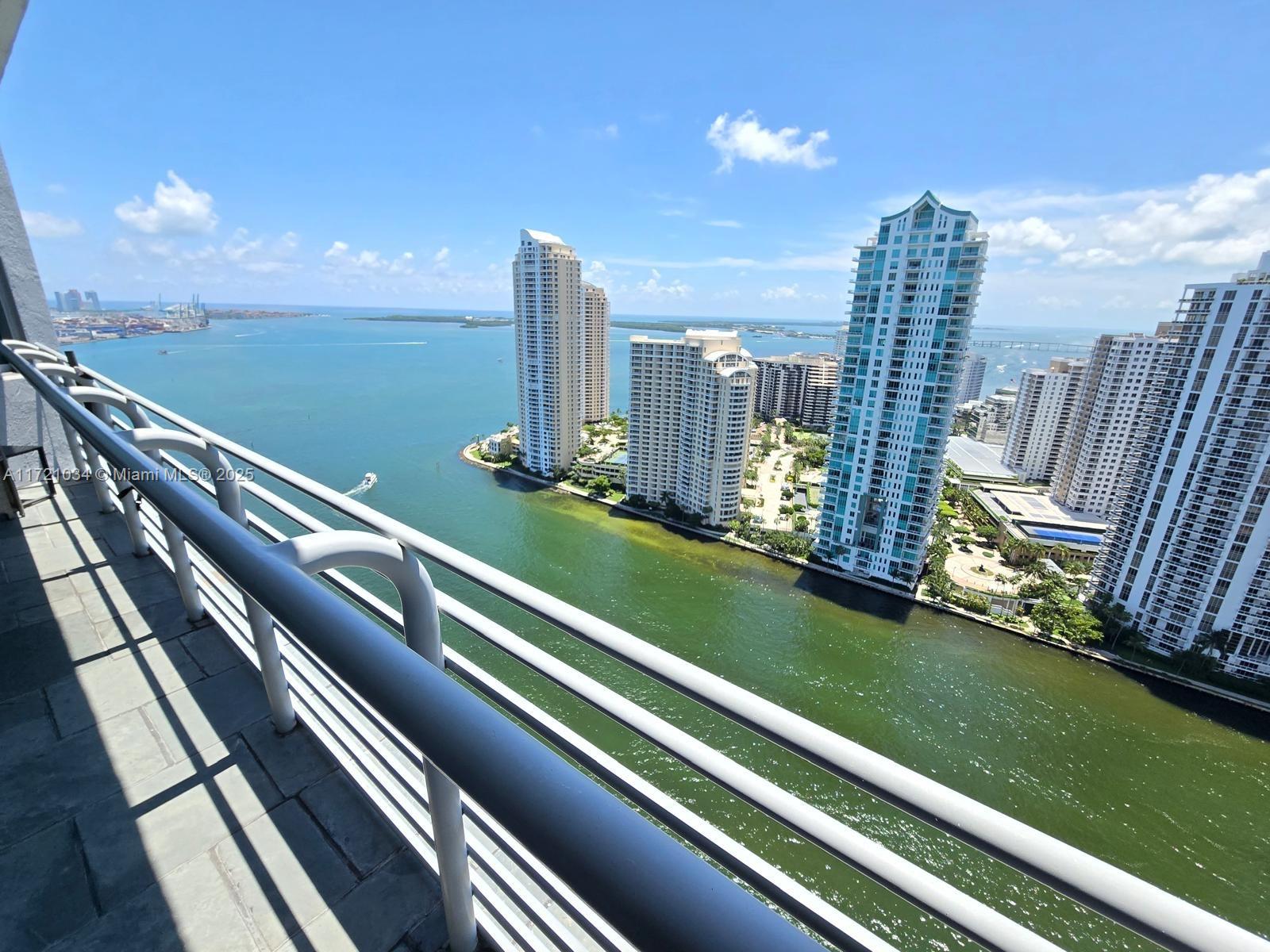 Best line in One Miami West! Spectacular 2/2 split floor plan (1,227 SqFt) with breathtaking direct ocean and river views! This fully furnished apartment includes water, basic cable, internet, trash services, and one assigned parking space on the 3rd floor. Modern features include Italian cabinetry, marble countertops, elegant tile floors, a finished balcony, updated appliances, custom-built closets, and more. Located in the prestigious One Miami, enjoy resort-style amenities, including two state-of-the-art fitness centers, two pools, a jacuzzi, a party room, 24-hour valet, a concierge, dry cleaning, and easy access to Whole Foods, cinemas, and more. Steps away from Brickell, Bayfront Park, Bayside Marketplace, and Kaseya Arena. Just minutes from Miami International Airport and South Beach