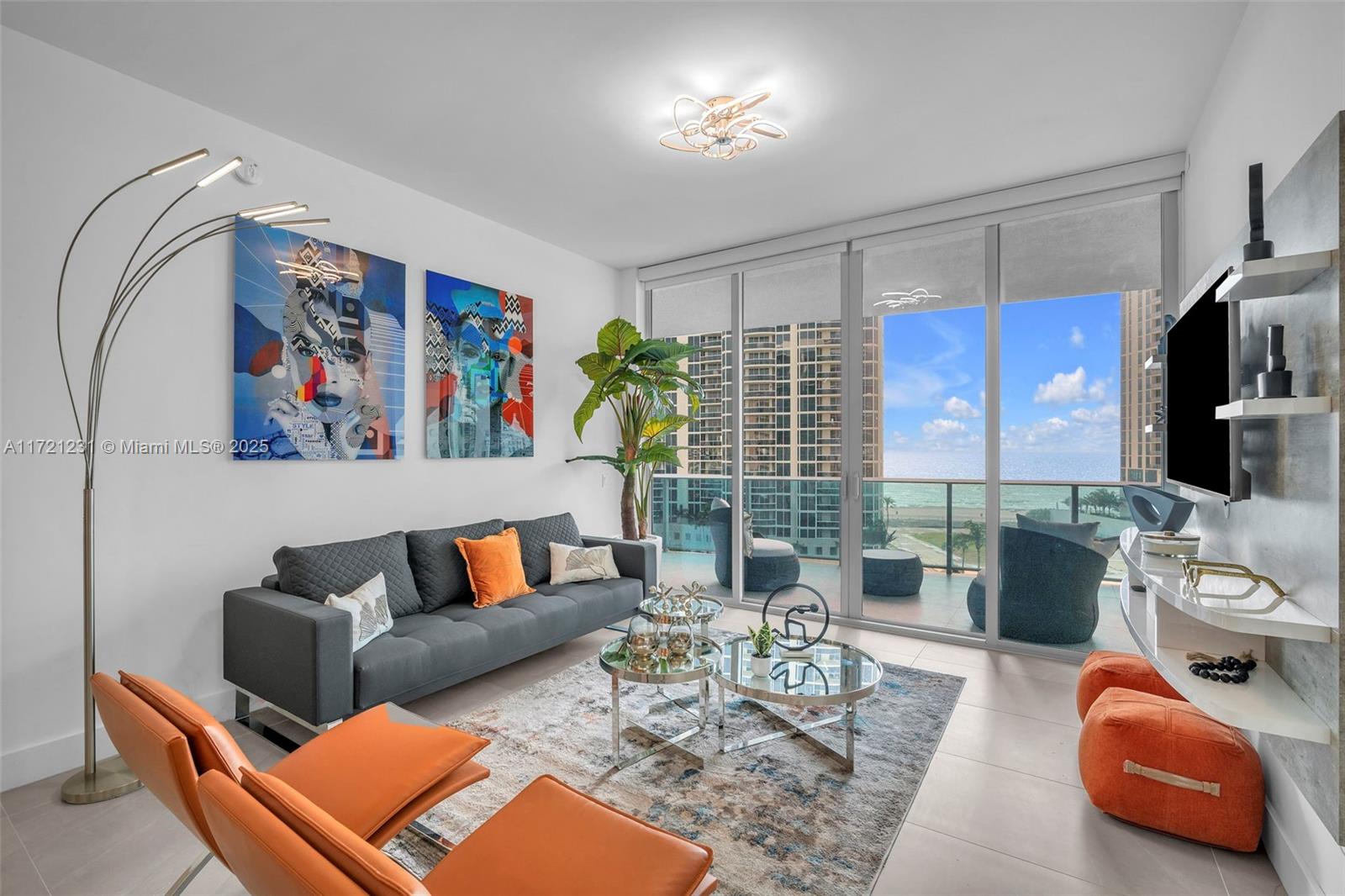 Discover Luxury Living at 17550 Collins Avenue #704. This stunning 2-bedroom, 2.5-bathroom residence in Sunny Isles Beach features over $120,000 in designer upgrades and premium finishes.Enjoy panoramic ocean views from the spacious private balcony, an open kitchen with Italian cabinetry, and floor-to-ceiling windows that flood the space with natural light.Located in a boutique building with just 63 exclusive residences, indulge in resort-style amenities: luxury pool, gym, yoga room, sauna, kids' playroom, and personalized concierge. Owners also enjoy complimentary beach services at the DoubleTree Hotel.Move-in ready, this is your chance to own a beachfront masterpiece. Schedule your tour today!