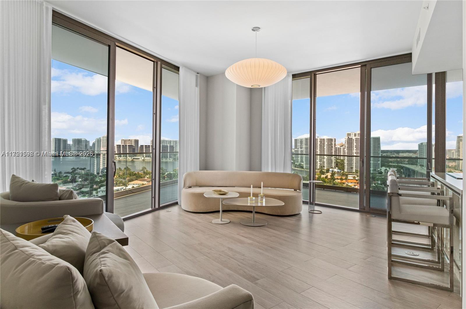 Spectacular fully furnished apartment at Armani Residences in Sunny Isles.
Breathtaking views with huge balcony! The unit has 2 bedrooms with ocean and bay views. The building has state-of the- art amenities such as private restaurants, gym, pool, spa, and beach services.