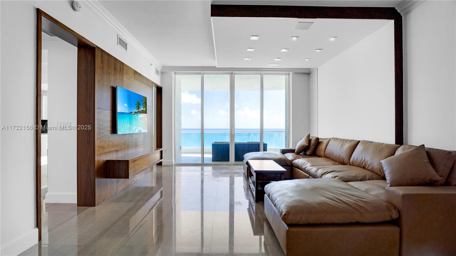 Welcome to Turnberry Ocean Colony, a premier destination for luxury living in the heart of Sunny Isles Beach. This exquisite 2-bedroom, 2.5-bath condo delivers an unparalleled luxury experience with 24-hour concierge service, valet parking, and an array of elite amenities. Indulge in two pristine pools, fine dining, and a world-class spa. The residence boasts a private elevator, sleek marble floors, and state-of-the-art appliances, all complemented by floor-to-ceiling windows offering stunning, unobstructed ocean views in every room. Step onto the expansive wrap-around balcony to take in the breathtaking panoramas from the 20th floor. Every detail has been thoughtfully crafted for ultimate comfort and sophistication, making Turnberry Ocean Colony an ideal place to call home.