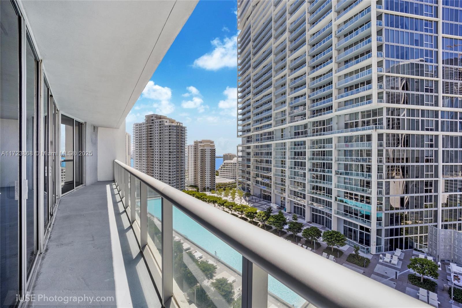 Experience luxury living on the 20th floor of the prestigious Icon Brickell Tower I with this stunning 2-bedroom, 2-bathroom corner unit. Revel in spectacular views of the Miami skyline, River, Bay, and the amenity deck from the generous terrace. This unit provides 1,144 sq. ft. of living space, complemented by a spacious 186 sq. ft. balcony, totaling 1,330 sq. ft. as per the Developer’s floor plan. Features include ceramic floors, an open kitchen with high-end appliances, and floor-to-ceiling windows flooding the space with natural light. The building is pet-friendly and features a children's play area, making it an ideal choice for families. This unit is currently occupied, showings are available by appointment only, with a mini. of 24 hours' prior.