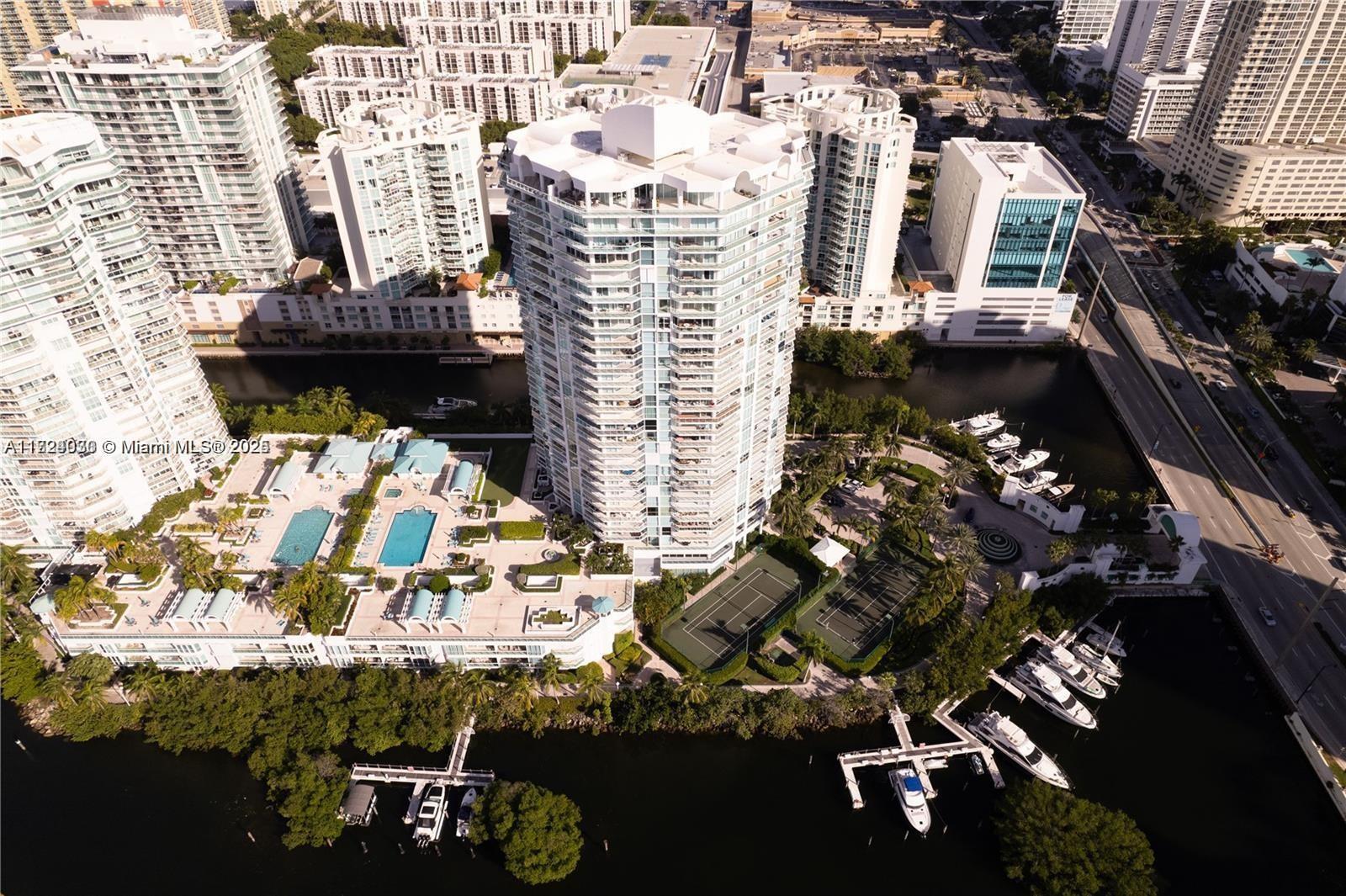 Oceanfront condo located on private island, just across from the beach in Sunny Isles Beach. Newly remodeled 2 Bed/2 Bath unfurnished corner unit located on the 9th floor. Sliding glass doors surround the unit with views of the canal, tennis courts, and Sunny Isles Beach City. The amenities offer a private beach club and marina, tennis court, squash court, spa, gym overlooking the ocean. Oceanfront dining, beauty salon, spa, valet, and much more