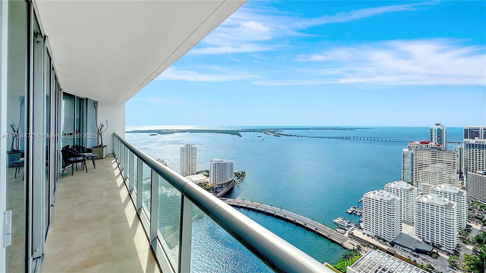 Located on the 50th floor! Step inside into this beautiful 2 bedroom, 2 bathroom, split floor plan, corner unit at the exclusive, one of a kind ICON Brickell! Seller is relocating for work, price is negotiable! This building features 3 high end restaurants, a coffee shop, a bar/lounge, an indoor spa With hot and cold plunge, fitness center with classes, 3 pools, convenient store, and even a new golf simulator! BEST amenities in Miami. Once you live here, you will never have to leave the complex. There’s a small dock to get dropped off by boat. Private schools in walking distance, Whole Foods, high end restaurants, and Brickell city center’s designer shops. Washer and dryer have been replaced in the unit, furniture may be included in sale. Can be shown at anytime!