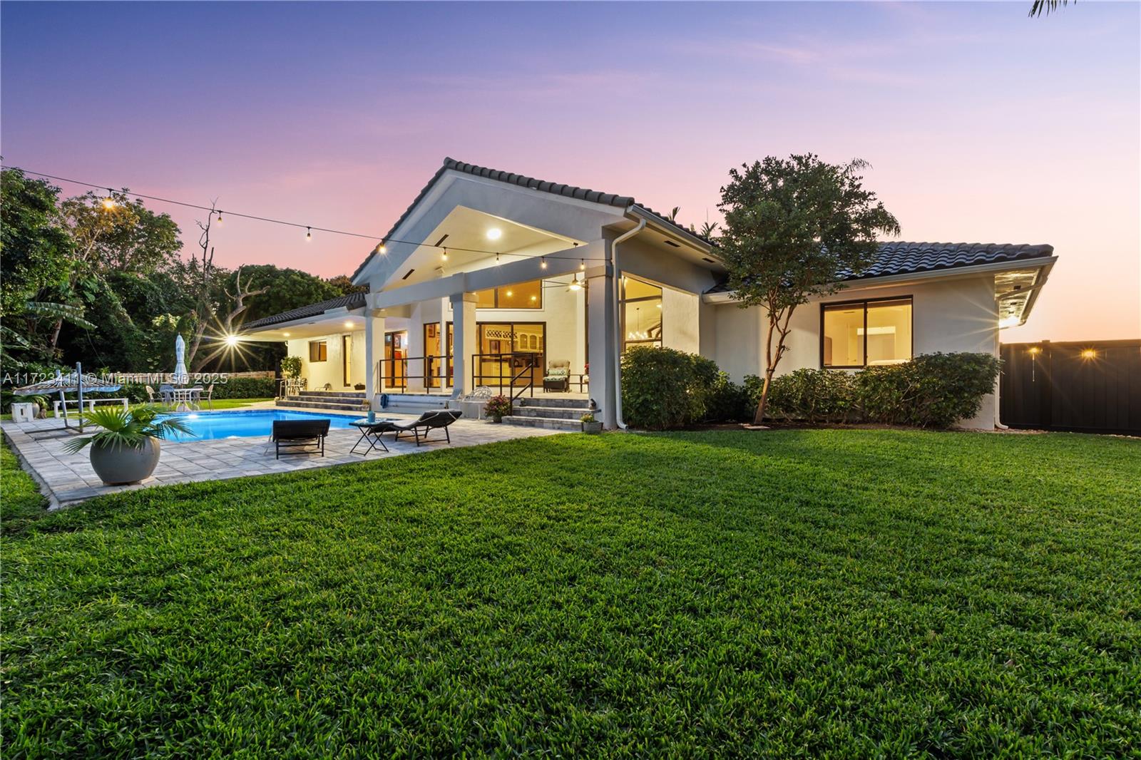 This beautifully updated Palmetto Bay home combines sophisticated design with timeless elegance. Featuring soaring vaulted ceilings & trapezoid impact-resistant windows, the home is flooded with natural light. Enter through double doors to find a well-designed split floor plan that maximizes space and comfort.

Upgrades include a new tile roof, impact-resistant windows and doors, porcelain flooring, and a renovated kitchen perfect for entertaining.  The outdoor space is ideal for relaxation, with a resurfaced pool, new pavers & professional landscaping. A circular driveway and 2-car garage offer ample parking.

Enjoy breathtaking sunset views and the convenience of top-rated schools in this sought-after neighborhood. This home offers a lifestyle of comfort, elegance, and convenience.