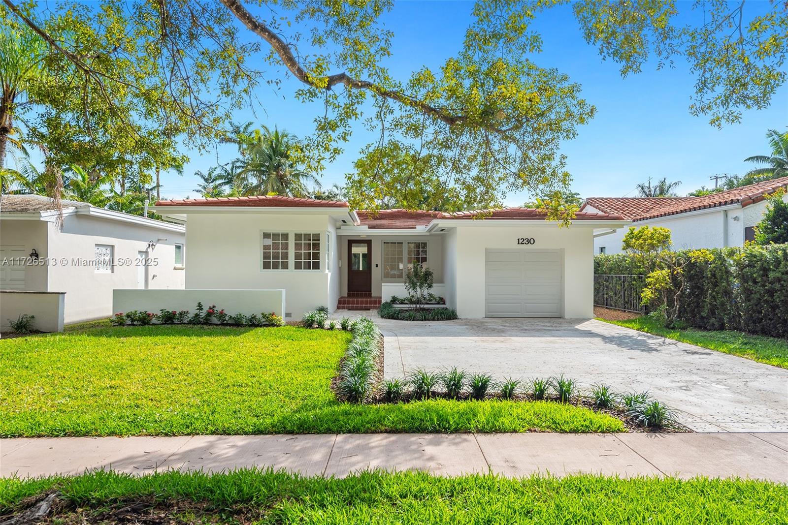 Fully Updated Home on Renowned Obispo Avenue in Coral Gables! Be the first to live in this recently renovated Coral Gables classic. Featuring a bright and open layout and electric car charger hookup, the home includes many new updates including impact windows, plumbing, septic tank, cabinetry, appliances, roof, air conditioning system, underground electrical & new electrical panel, driveway, and more. Garage is also air conditioned and could be used as an office or extra living space. Keeping with classic Gables charm, the home has maintained its original wood flooring and Cuban tile. Landscaping maintenance included in rent. In close proximity to the Granada Golf Course, Coral Gables Country Club, Downtown Coral Gables, and about 15 mins to Miami International Airport.