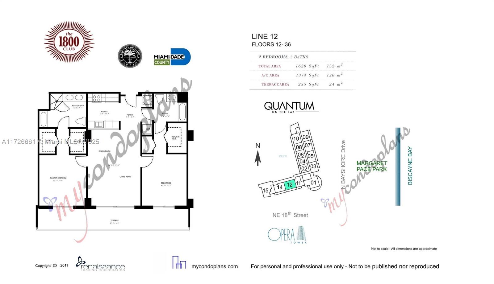 1800 N Bayshore Dr #3412, Miami FL 33132