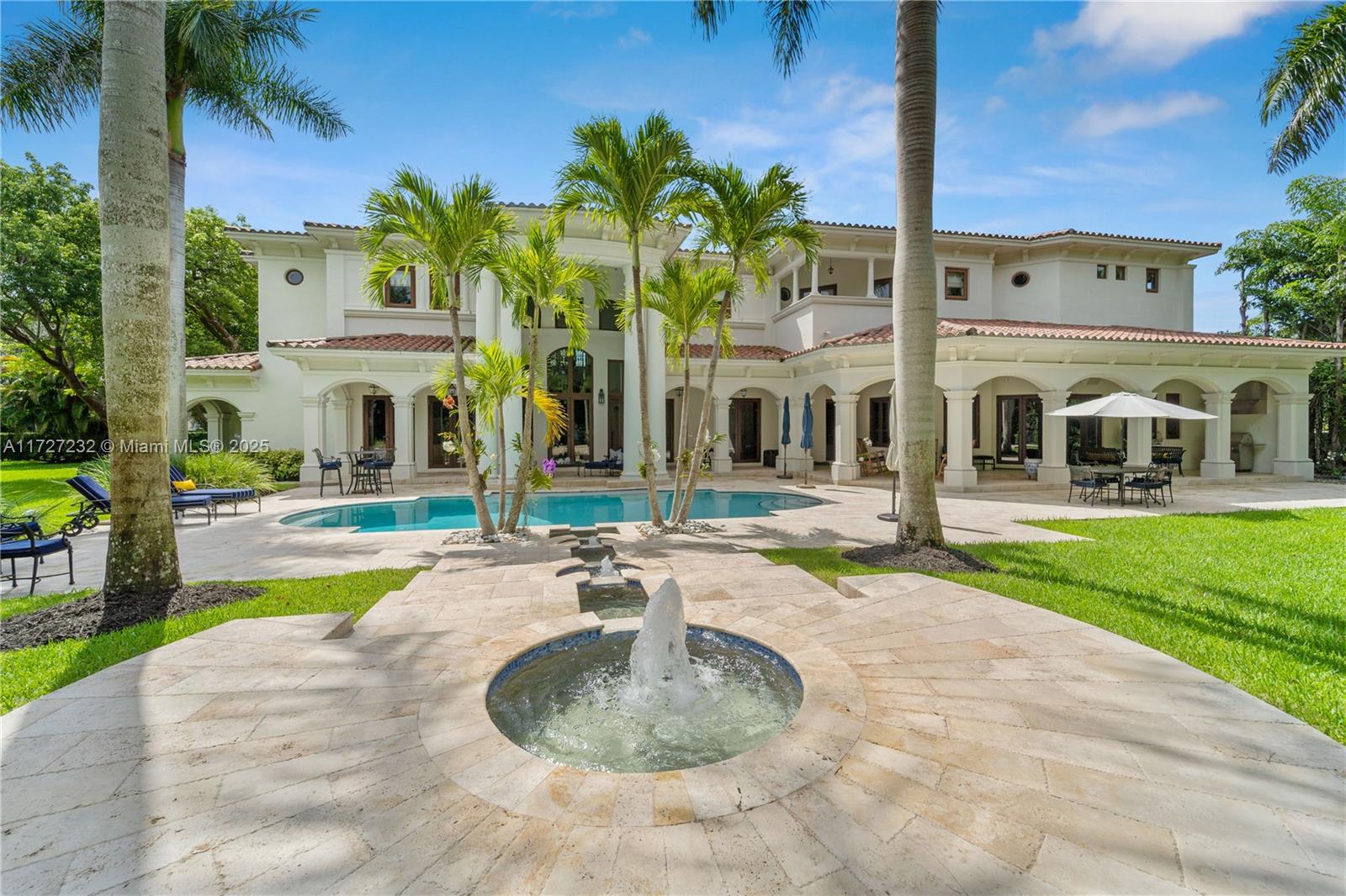 Welcome to Villa di Vista, an exquisite masterpiece in Pinecrest, FL. Custom-built with meticulous craftsmanship, this almost 10,000 sqft estate with private elevator exudes refined charm and sophistication. High ceilings and natural light fill the living areas, while the main suite offers a cozy sanctuary with a marble, spa-like bathroom. Outside, enjoy the private oasis with a stately pool, covered patio, and outdoor entertainment area. Pinecrest provides access to renowned schools, upscale shopping, and fine dining. Experience luxury living and exclusivity at Villa di Vista. Tour it today and let this magnificent home capture your heart. Make it Rein!