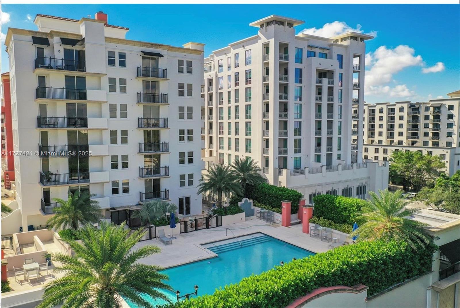 2BR/2BA at One Village Place, just steps away from Merrick Park. Marble floors throughout, balcony, black granite countertops, stainless steel appliances and washer/dryer in unit. Oversized master bedroom w/ his & hers closets, large shower & double sinks. Full service bldg. w/ concierge, pool, gym, on sight management, security & more. Units has 2 assigned parking spaces.