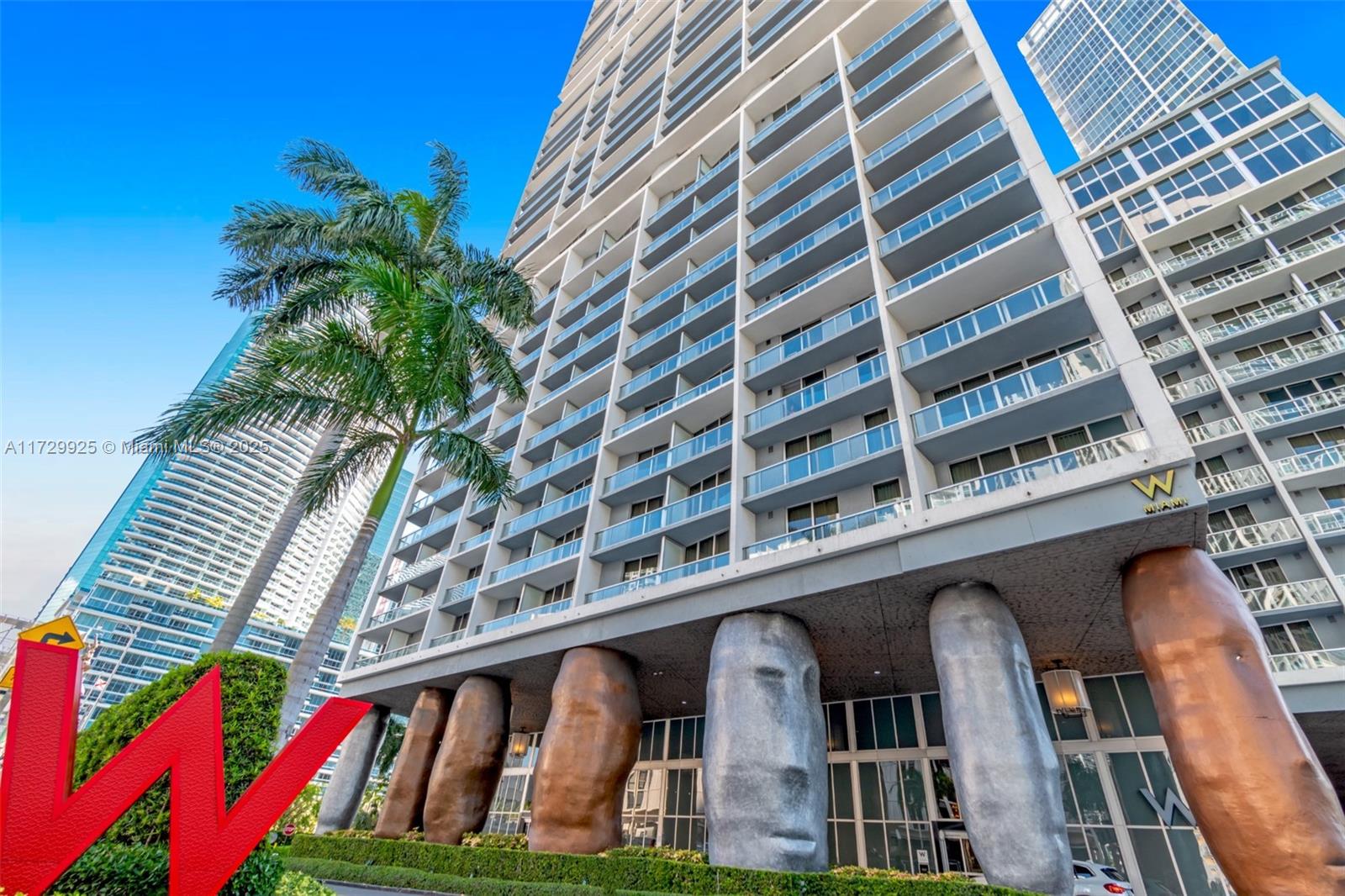 This property is a dream for investors and residents, with no rental restrictions and exceptional amenities. Airbnb and daily rentals are allowed, offering incredible flexibility. This stunning 1-bedroom + den, beautifully converted into a functional second bedroom, is located in the heart of Brickell at the W Miami. This apartment features a spacious balcony with serene views of Biscayne Bay, the William Powell Bridge, and Key Biscayne.  Enjoy world-class amenities, including a state-of-the-art fitness center, spa, infinity-edge pool, and access to renowned dining and entertainment just steps away.