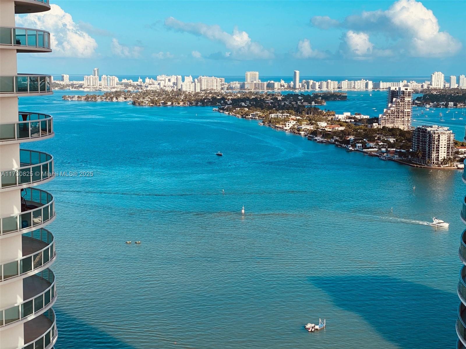 Must see unit. Views of the Venetian Causeway, Miami Beach & the Bay from your living area or oversized balcony on the 36th floor of the 1800 Club. Spacious 2 beds 2 baths w1810 of AC space + 236 sqft in balconies. Split bedrooms. Full size washer/dryer & storage room with plenty of storage space. Cable, internet, water & 1 parking space (others available for +) included in HOA. Heated Pool ,State of the Art Gym, Business Center, Game Rm all w spectacular views of the Bay. Located across from Margaret Pace Park & within walking distance to public transportation, restaurants, banking & Publix. Miami’s best restaurants, entertainment & sports events are just minutes away. Very easy to show call now!