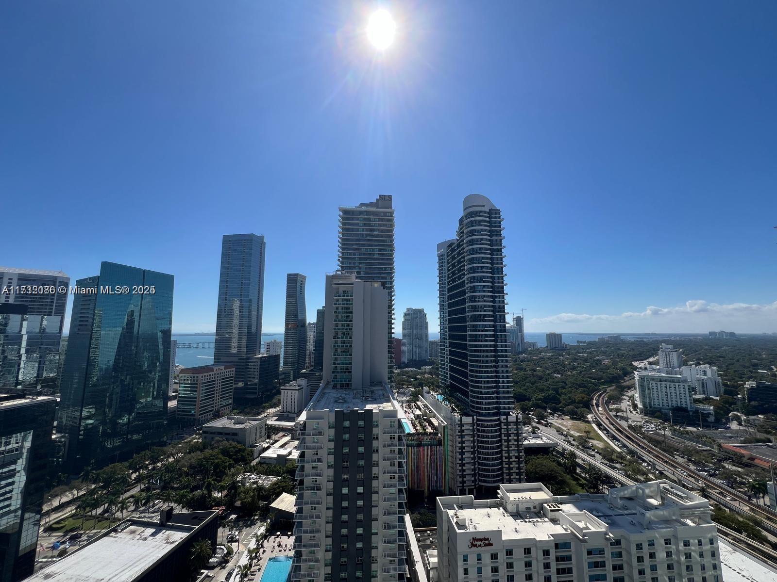 Beautiful 2bed/2bath residence at Millecento, Italian kitchen cabinetry, quartz counters, top of the line appliances, cabinet integrated refrigerator and dishwasher. 
Contemporary Design by the Pininfarina Group and Carlos Ott. Spectacular views from the large balcony of the surrounding cityscape, providing a true sense of urban living. Located in the heart of Brickell, just steps away from the world-class shopping and dining experience at Brickell City Center. 
Residents enjoy amazing Resort style amenities:2pools-1 being rooftop, fitness center, kids' room, club room w/ billiards, theater & sauna. Is more than just a residence; it's a lifestyle. It's a place where you can live, work, and play, all within the vibrant atmosphere of Brickell. 24-hr concierge, valet & security