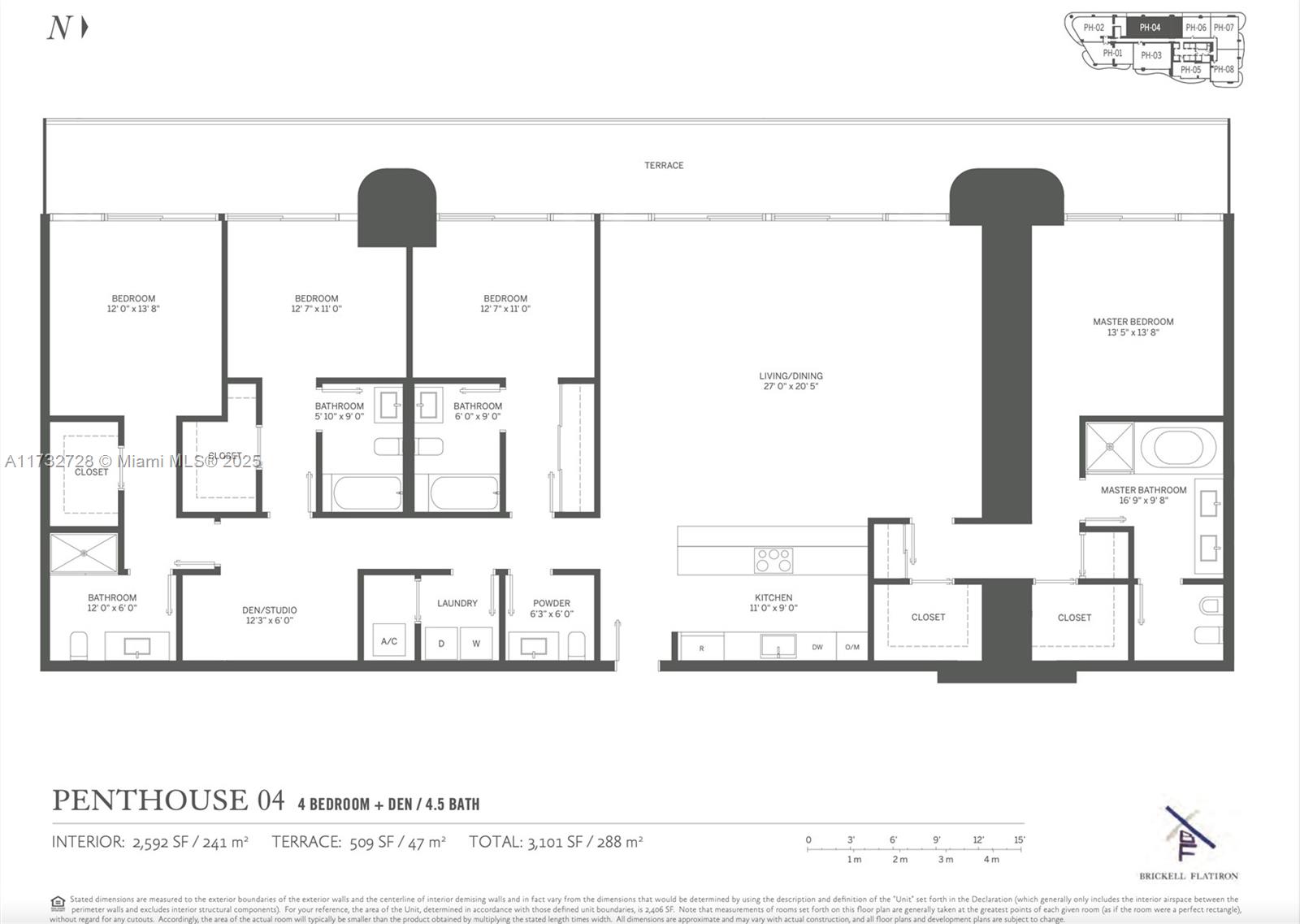 1000 Brickell Plz #PH5204, Miami FL 33131