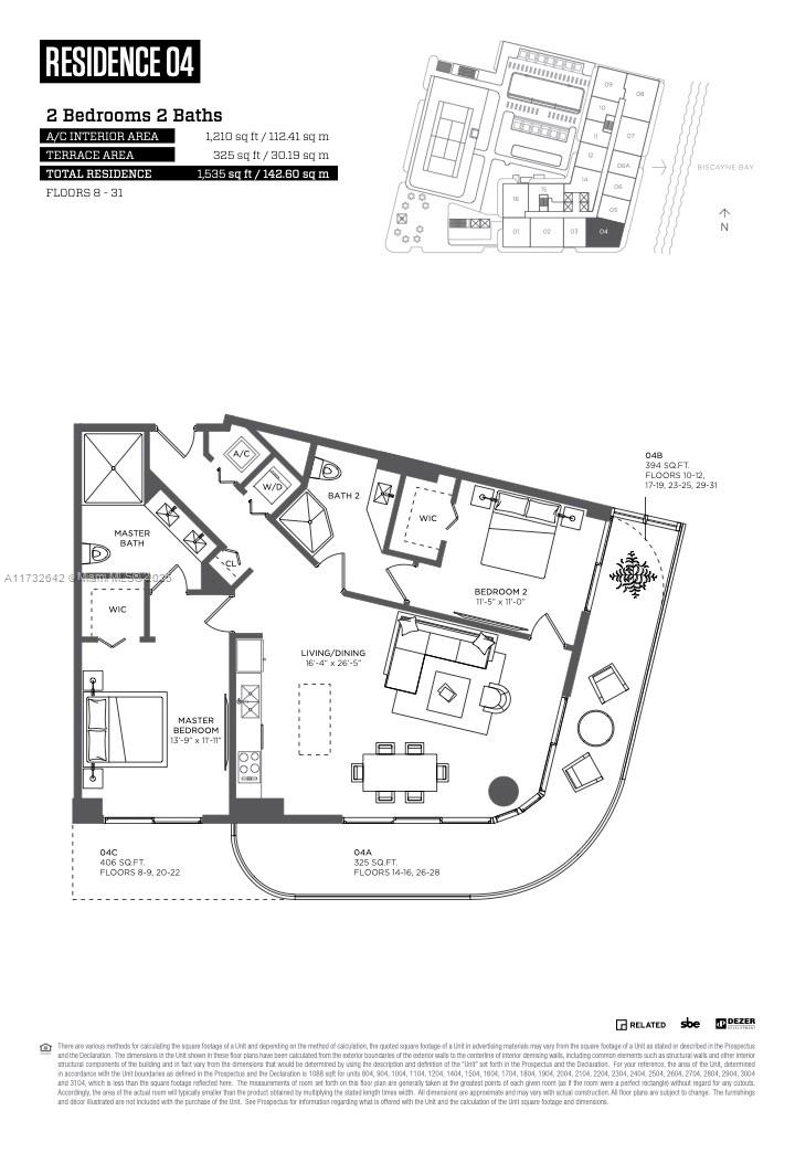 121 NE 34th St #2104, Miami FL 33137