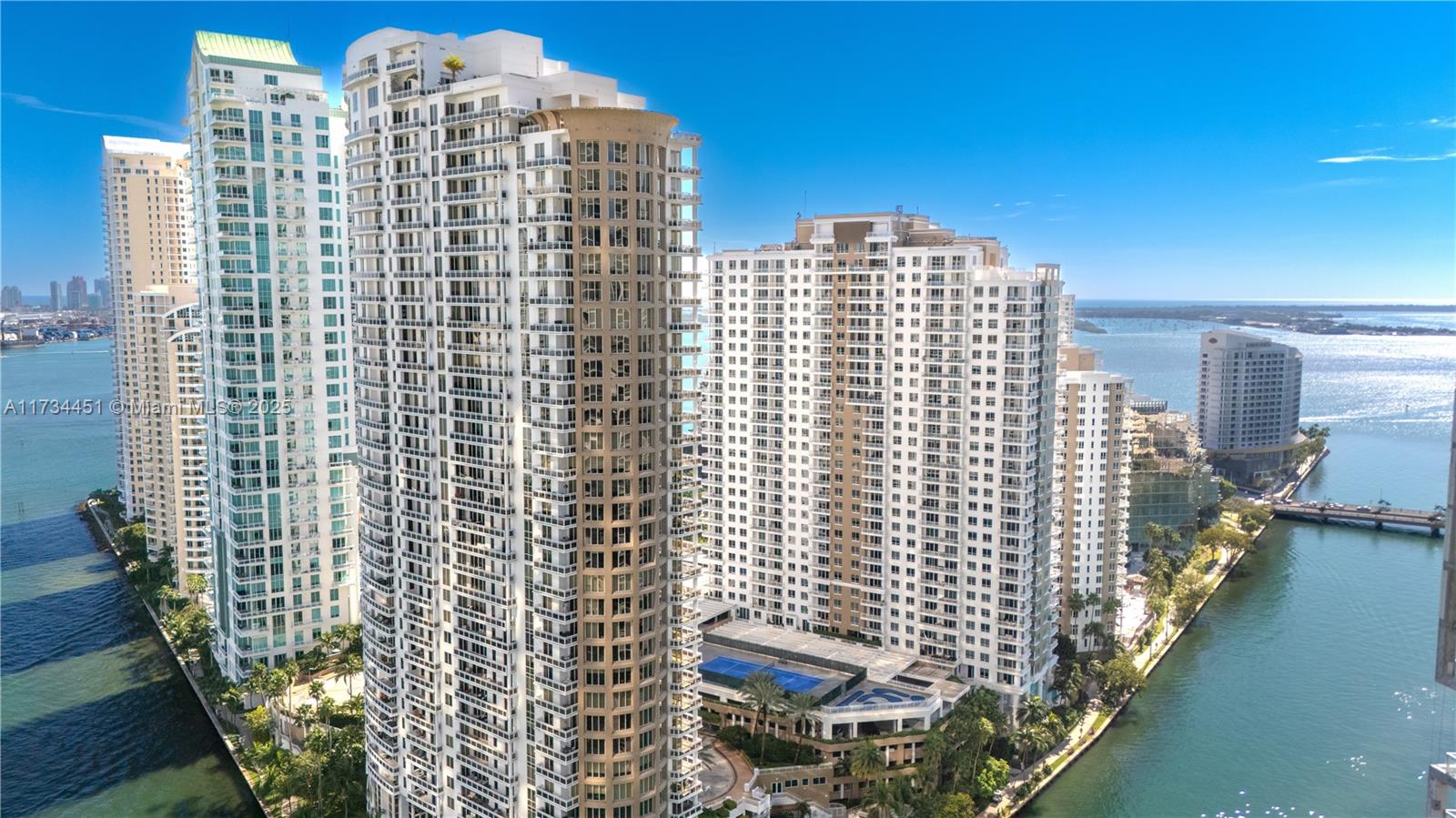 Beautiful 3-bedroom, 3-bathroom condo in the 04 line at Courts Brickell Key. Enjoy stunning water views of Biscayne Bay and the Miami River from an oversized balcony. The interior features marble and wood floors, a laundry room, and tastefully remodeled bathrooms. The unit comes with 2 assigned parking spaces, and a storage. The Building offers world-class amenities, including a 24-hour concierge, complimentary valet, a renovated gym with yoga, spinning, and CrossFit rooms, a pool, spa, conference and social rooms, a children’s playroom, and more. Located on the exclusive Brickell Key Island, you’ll enjoy island living just minutes from the vibrant dining and shopping scene of downtown Miami. Don’t miss this opportunity to live in one of Miami’s most desirable locations!