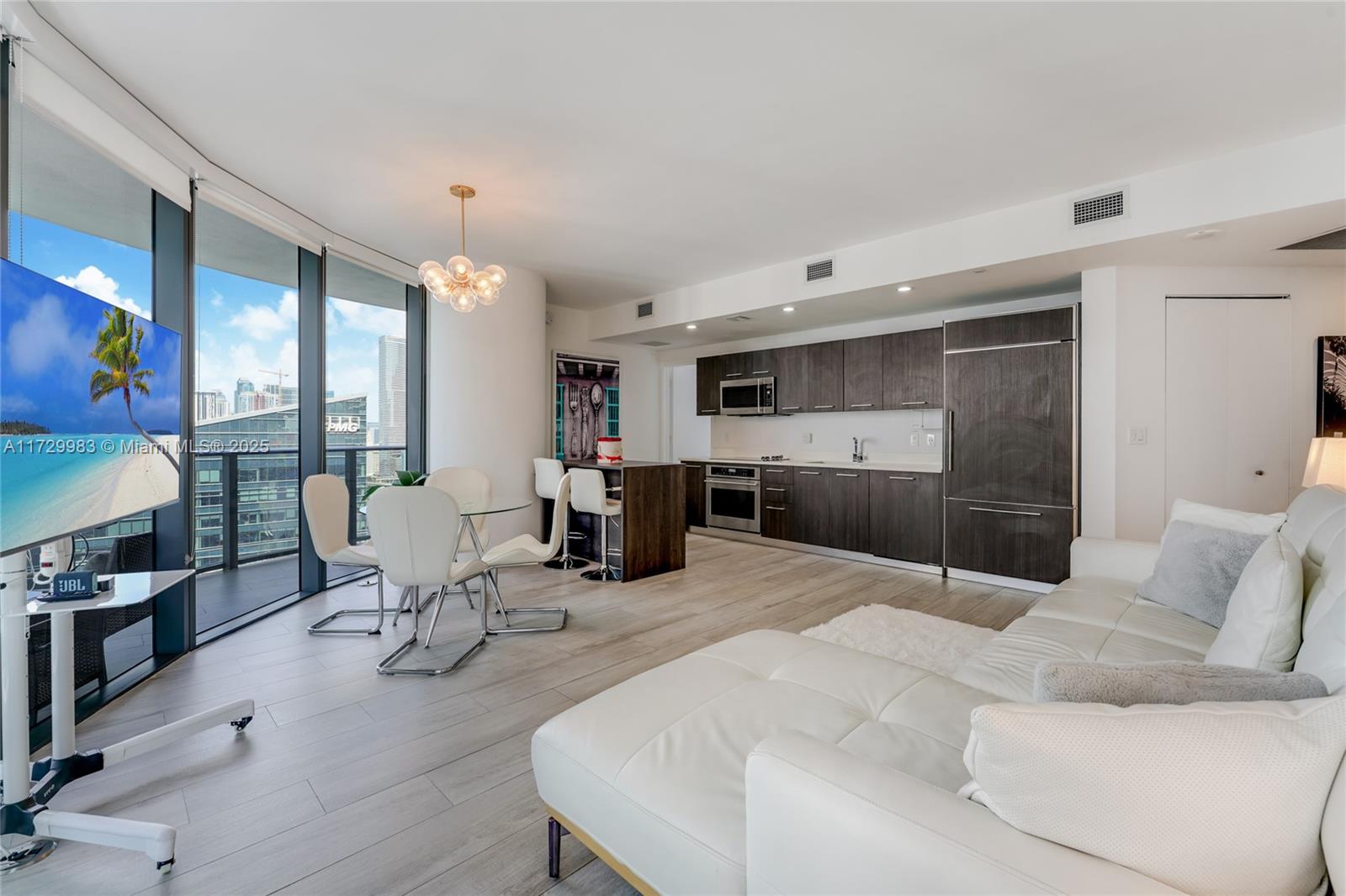 Discover the pinnacle of urban living in the vibrant heart of Brickell! This exquisite high-rise condo features breathtaking panoramic views from a wrap-around balcony. Boasting 2 elegant bedrooms, each with its own private bathroom, the unit comes FULLY furnished, offering a seamless move-in experience. Indulge in top-tier amenities, including a rooftop pool, children’s play area, cutting-edge fitness center, and 24-hour concierge service. Located steps away from world-class dining, shopping, and entertainment, this condo ensures the ultimate blend of luxury and convenience. Please note, the unit is owner-occupied; kindly provide 24 hours' notice for showings. Don’t miss this opportunity to elevate your lifestyle—schedule your viewing today!