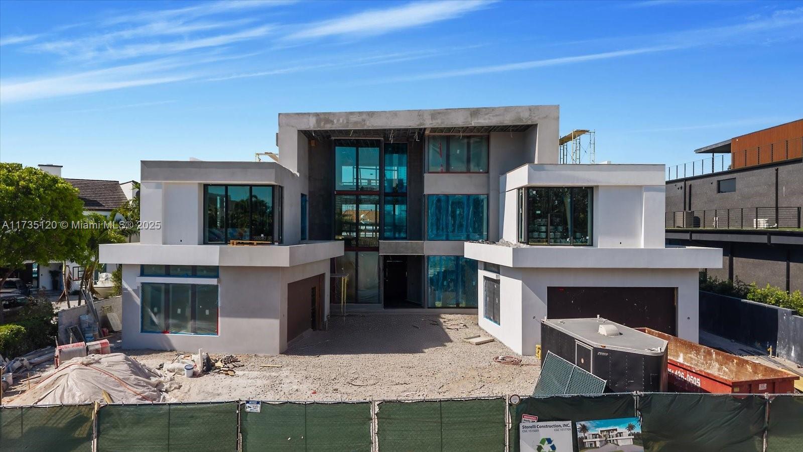 Unparalleled luxury in the heart of Fort Lauderdale’s prestigious Sunrise Intracoastal gated neighborhood. Designed by renowned architect Bruce Celenski and under construction by distinguished Crest Group, this 3-story contemporary masterpiece boasts 7-bedrooms, 9-bathrooms and features 100’ of prime deep-water frontage with open ocean access. Custom design elements include Turkish Bath spa, media room, gym, elevator, dual laundry rooms with dog wash station, wine room, chef’s kitchen with top-of-the-line European appliances, fully separate prep kitchen and smart home technology with interior design by Kaspary Interiors. Outdoor amenities include 2 fully equipped summer kitchens with pizza ovens, swimming pool + spa, cold plunge and spacious rooftop deck with gas fireplace and hot tub.