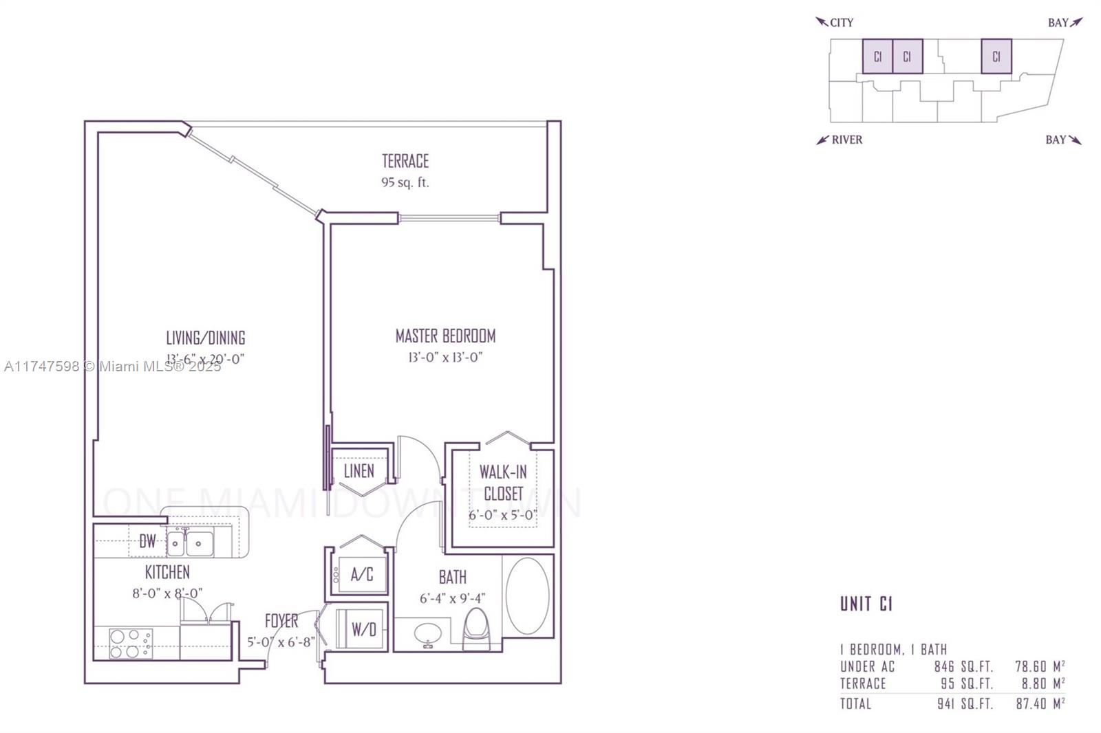 325 S Biscayne Blvd #1718, Miami FL 33131