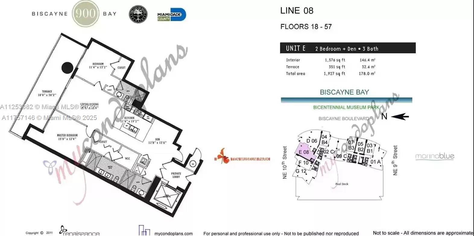 900 Biscayne Blvd #4108, Miami FL 33132