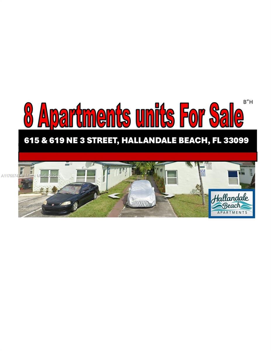 615 3rd St Unit 1-4, Hallandale Beach, Florida 33009