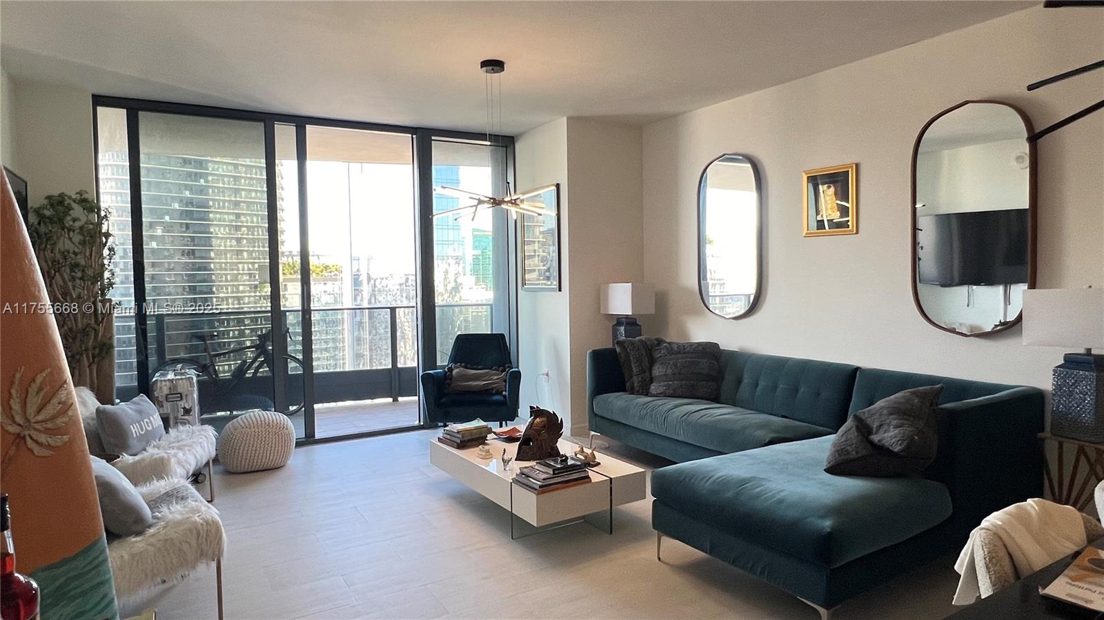 Beautiful 1 Bedroom- 1.5 Bathroom apartment located in the vibrant heart of Brickell's financial District. Designed for contemporary living, this unit boasts top-of-the-line Miele appliances, two assigned parking spot with valet, a secure lobby with personalized concierge service. Just steps away from the upscale dining, shopping, and entertaiment at Brickell City Center. This property combines luxury, convenience and lifestyle.