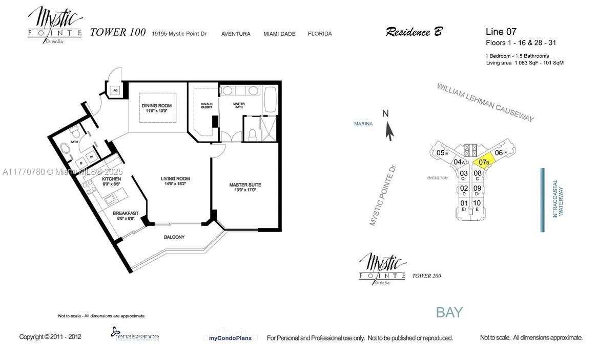 19195 NE 36th Ct #907, Aventura, Florida image 7