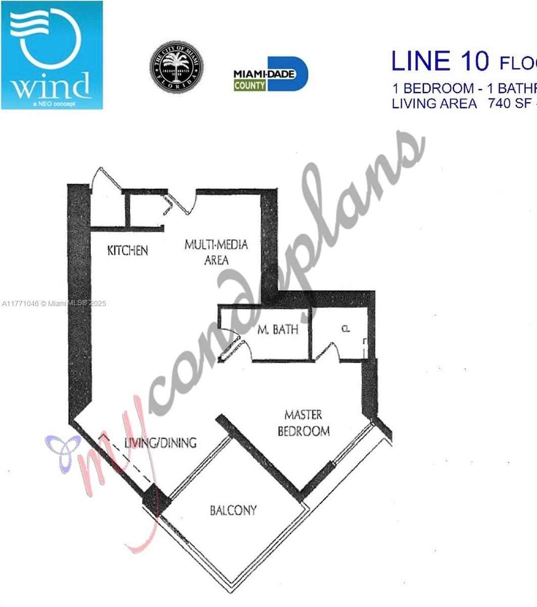 350 S Miami Ave #2410, Miami FL 33130