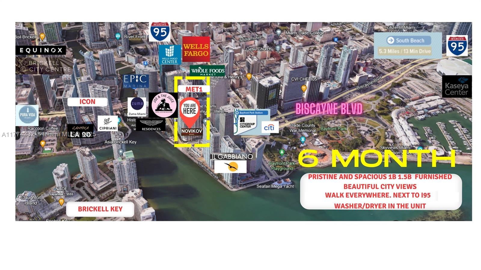 300 S Biscayne Blvd #T-3607, Miami FL 33131