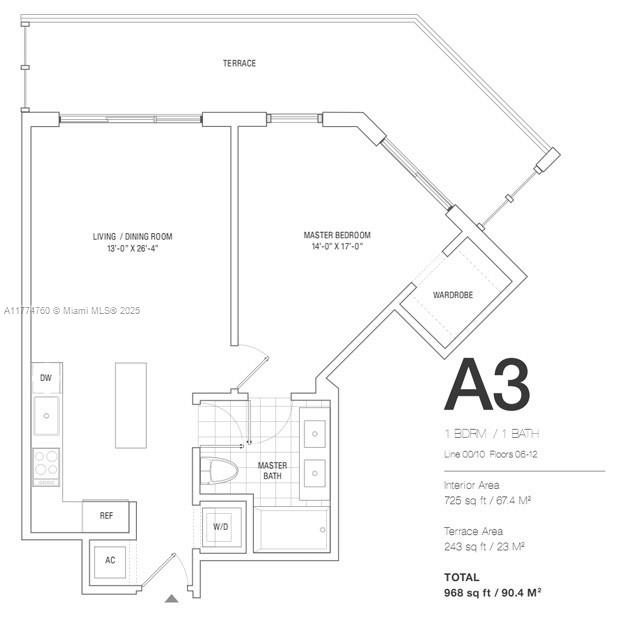 1300 BRICKELL BAY DR #1210, Miami FL 33131