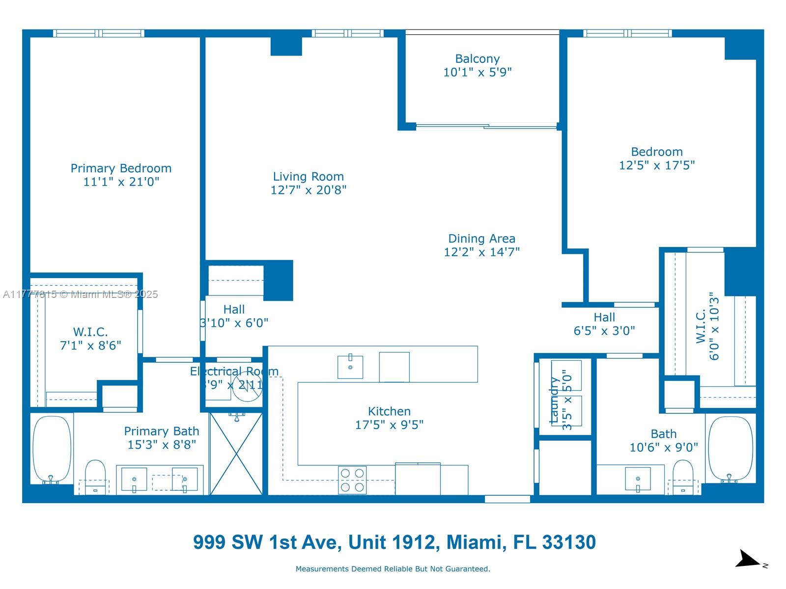 999 SW 1st Ave #1912, Miami FL 33130