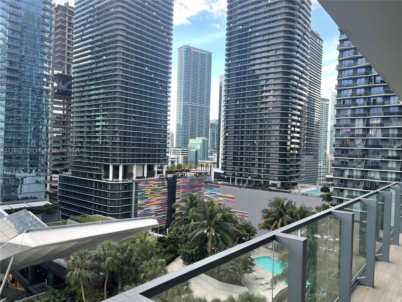Beautiful unit at the prestigious Rise building in iconic Brickell City Center. Full of light 2 bedroom and 2,5 baths unit. Features a modern Italian kitchen and bathrooms by Italcraft, Designer Duravit Sensawash water closets in master suit, Integrated-light mirrors, Premium refrigerator & freezer, 48-bottles wine cooler, Imported marble floors, Large walk-in closets, High ceilings, Floor-to-ceiling glass doors. The building offers expansive amenity deck including tropical gardens & barbecue grills, outdoor & in-door fitness areas, children's play area, heated pool, residents cafe. Available for immediate occupancy.