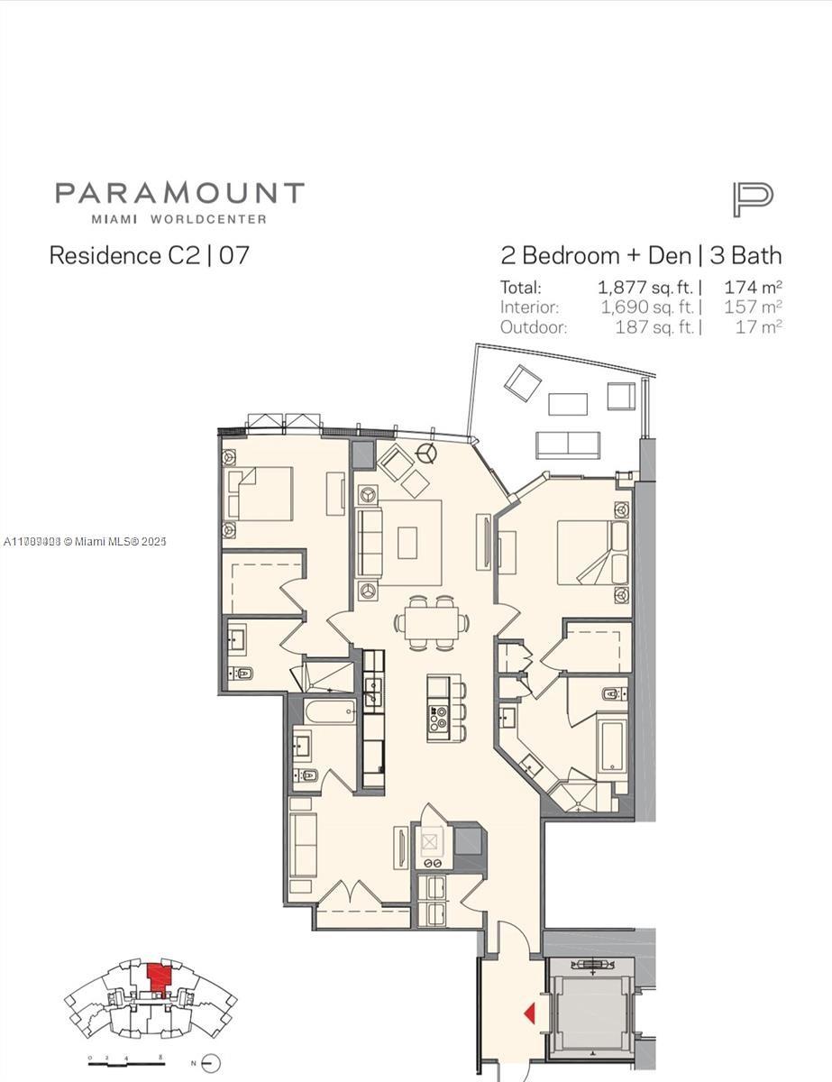 851 NE 1st Ave #4407, Miami FL 33132