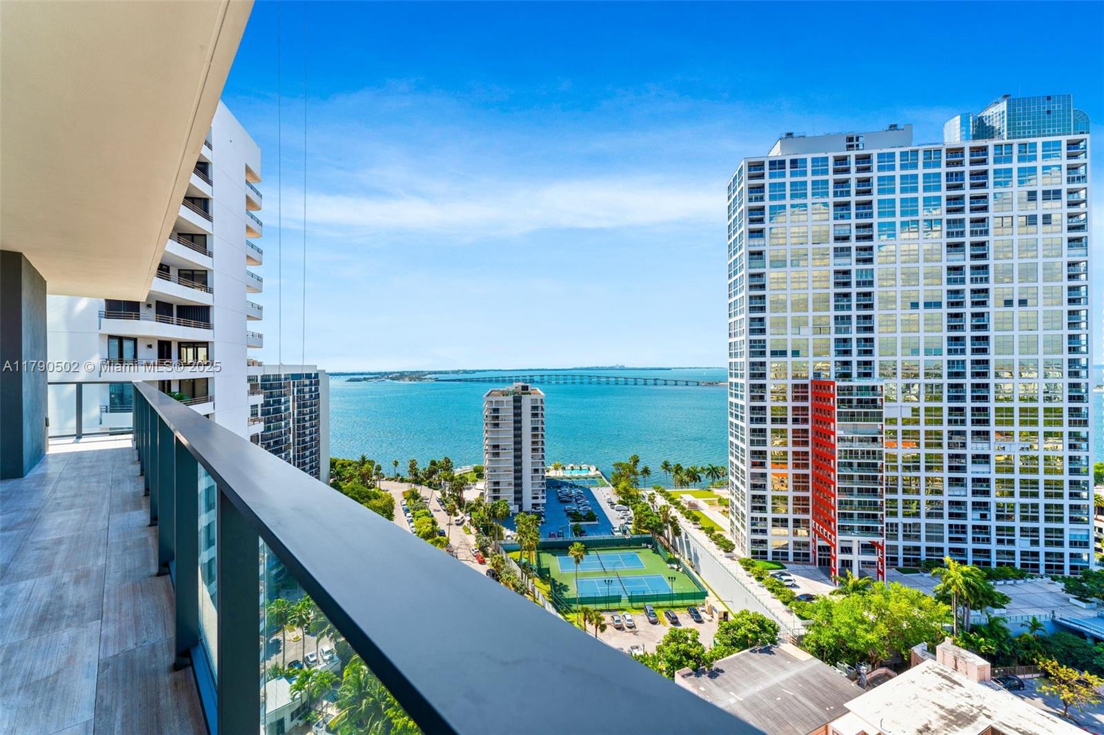 Welcome to the residences at Echo Brickell,
a premier boutique building located in the heart of Miami’s lively financial district. 
This exquisite 2-bedroom, 2.5-bath apartment showcases breathtaking, bay views framed by dramatic floor-to-ceiling windows,
 flooding the interiors with natural light and panoramic views of the south east.
 Featuring marble floors throughout, Italian glass cabinetry, elegant marble countertops, and high-end appliances. 
The expansive terrace faces south east, complete with a summer kitchen, BBQ, and wine fridge.
 Includes 2 valet parking spaces.