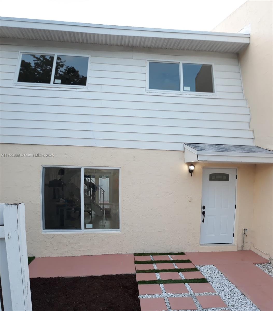 Looking to own your dream home with spacious living and a prime location in the heart of Cutler Bay? Welcome to the highly sought-after gated community of Black Creek Villas. This beautiful townhome features 3 bedrooms and 2.5 bathrooms, offering a bright open floor plan with a charming front courtyard and a private back patio—perfect for relaxing or entertaining. The first floor is fully tiled, while the second floor boasts stylish laminate flooring. The open-concept kitchen overlooks the dining area, ideal for family meals or gatherings. Conveniently located near expressways, shops, and restaurants, this home puts everything within easy reach. THE ROOF WAS REPLACED 5 YEARS AGO. Don’t miss the opportunity to make it yours—schedule your private showing today!