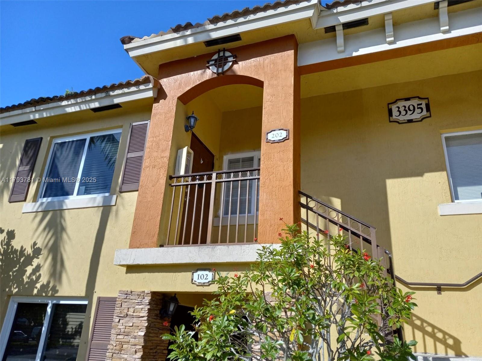 Charming and bright! Renovated 2 bed 2 bath condo unit located on 2nd floor. New stainless steel kitchen appliances. Has a comfortable floor plan featuring washer and dryer inside the unit, breakfast nook and garden view. Located conveniently near Baptist Hospital, schools, supermarkets, restaurants and Florida Turnpike. Gated community with great amenities including 24-hour security guard, clubhouse, fully equipped gym, community pool, playground area, community kitchen area for BBQ and much more. HOA approval is required. Will not last!