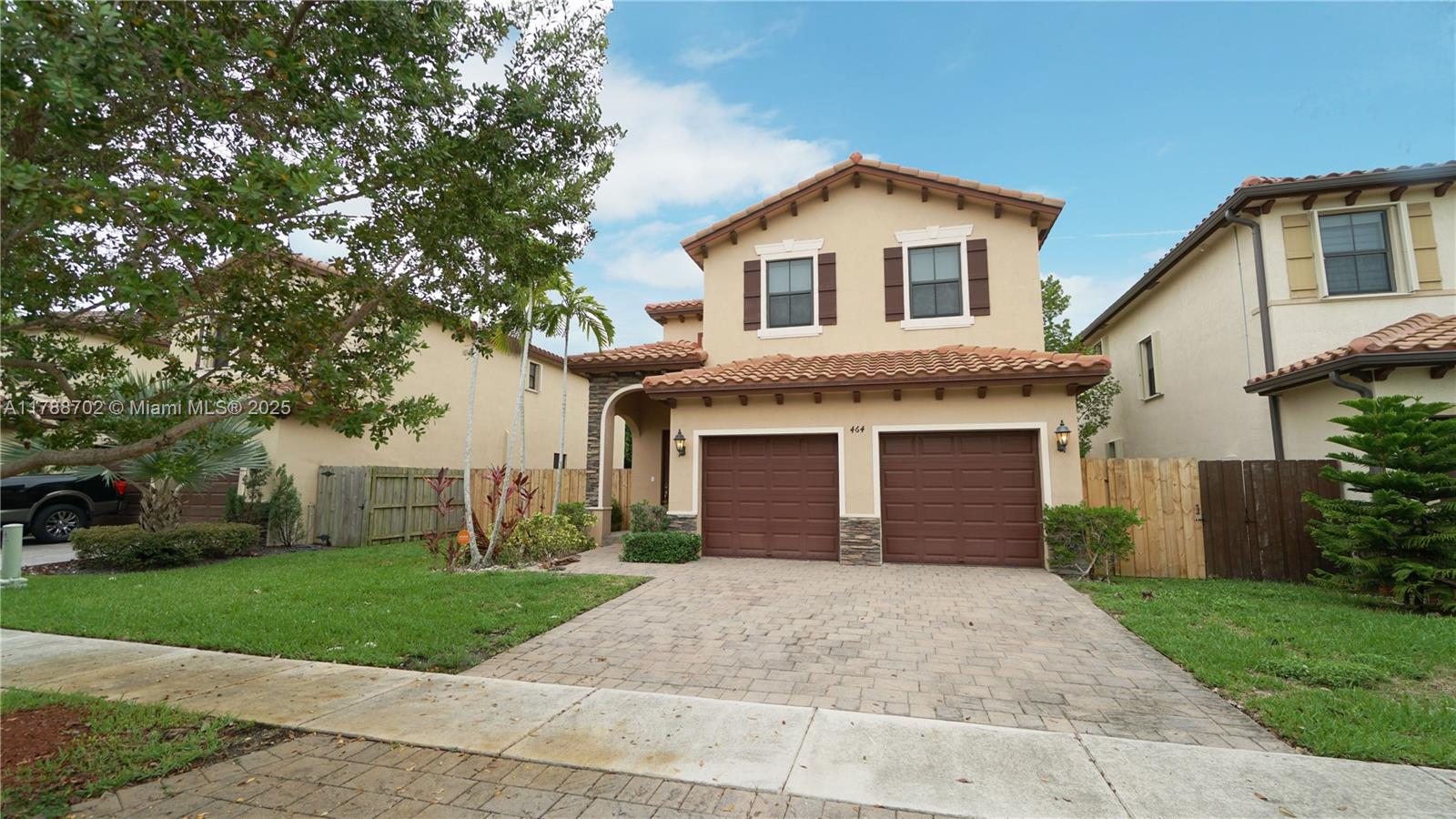 Welcome to this beautiful 2-story home features 5 bedrooms, 3 full baths, and a 2-car garage. Enjoy soaring ceilings, tile and vinyl floors, and a modern kitchen with stainless steel appliances, dark wood cabinets, and a walk-in pantry. One bedroom and full bath are conveniently located on the first floor. The spacious master suite offers double vanities, a soaking tub, and glass-enclosed shower. The fenced backyard includes a cabana bath, perfect for entertaining. Resort-style amenities include a clubhouse, gym, playground, and pool. Great location near highways and shopping!