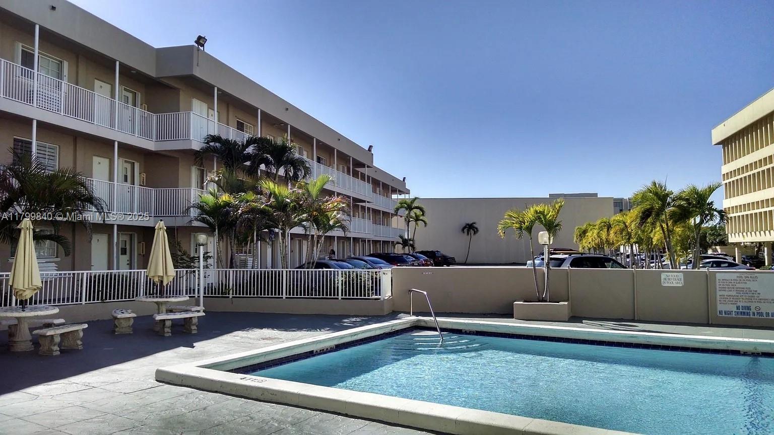 This cozy studio offers 392 square feet of comfortable living space on the second floor of the well-located Santona Condominium in Coral Gables. Recently renovated, the unit features stainless steel appliances and a new air conditioning system, creating a modern and functional environment.

The building, originally constructed in 1961, offers convenient amenities including an elevator, on-site laundry facilities, and a community pool. Off-street parking is also available for residents.