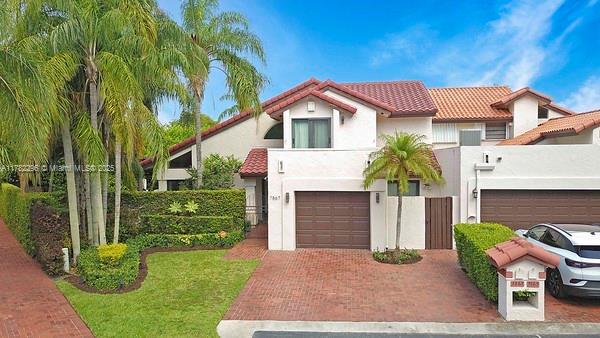 Do not miss this rare chance to live in this exclusive fully renovated, custom-built Hollub home at the end of a quiet cul-de-sac in the exclusive, guard-gated community of Tara, just 41 homes. This spacious 3/2 full bath and 2 half baths residence features a modern open layout with Jack & Jill bedrooms on the main level. A luxurious master suite with loft, fireplace, wet bar, balcony, spa-like bath, and custom closets. Enjoy built-ins, a stylish bar, double workstation, laundry room, and flex space. Bathed in natural light, the home offers indoor/outdoor living with a lush yard, full-size pool, outdoor bath & shower, and includes maintenance-all just minutes from top schools, hospitals, dining, and shopping.