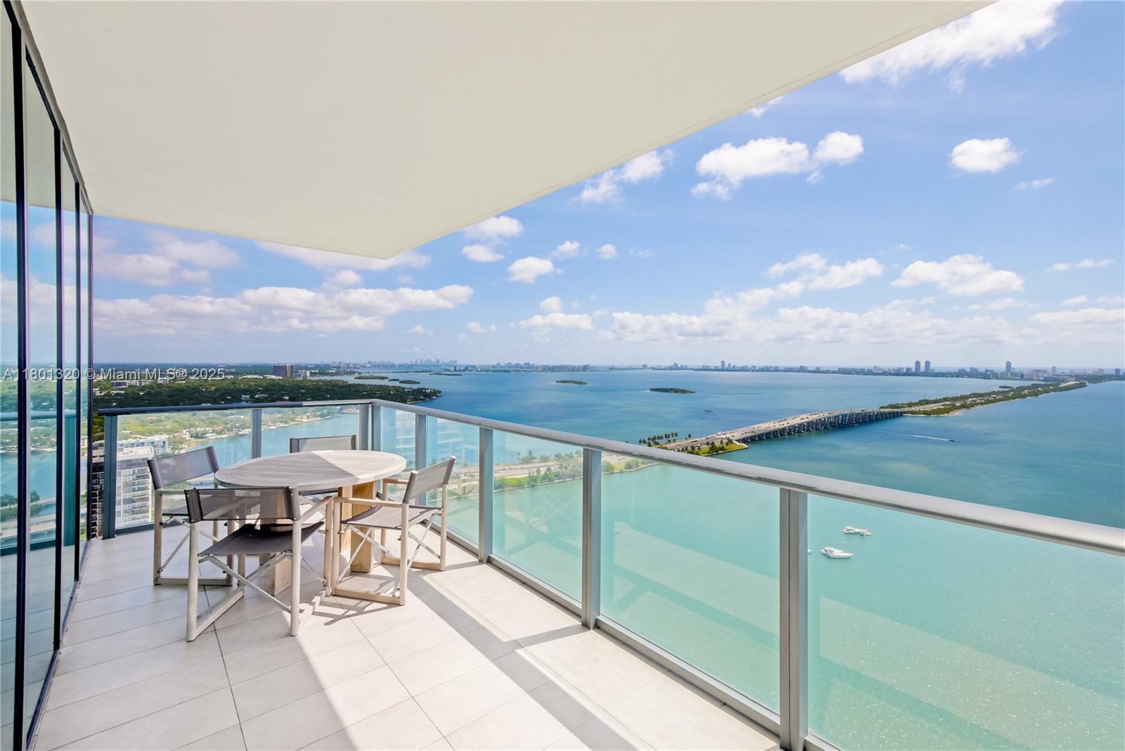 Designer, turnkey corner 3/3.5 at One Paraiso.  New doors, cabinets, lighting, wood floors, furniture, art, and many other touches throughout.  B&B Italia and Flexform furniture set the scene for a stylish home in the sky with views of the Bay from every room.  Amenities include: 24 hrs, doorman service, bayfront heated pool, beach club, tennis courts, fitness center, spa, yoga & massage rooms, business center, kid playroom.  Come see the best views Miami has to offer.
