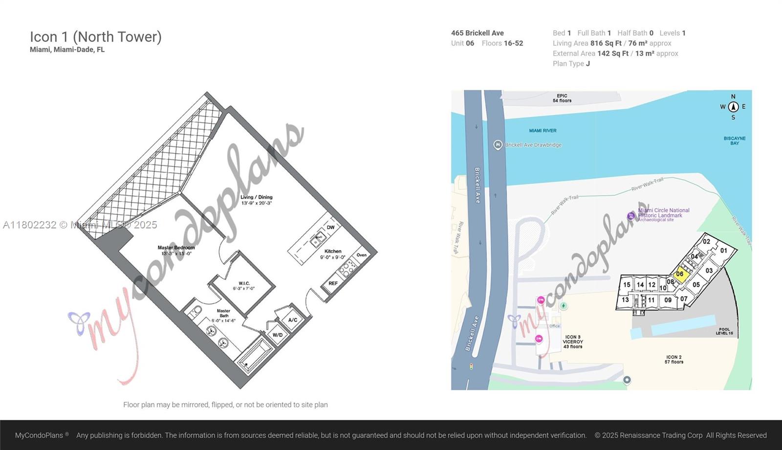 465 BRICKELL AV #3006, Miami FL 33131