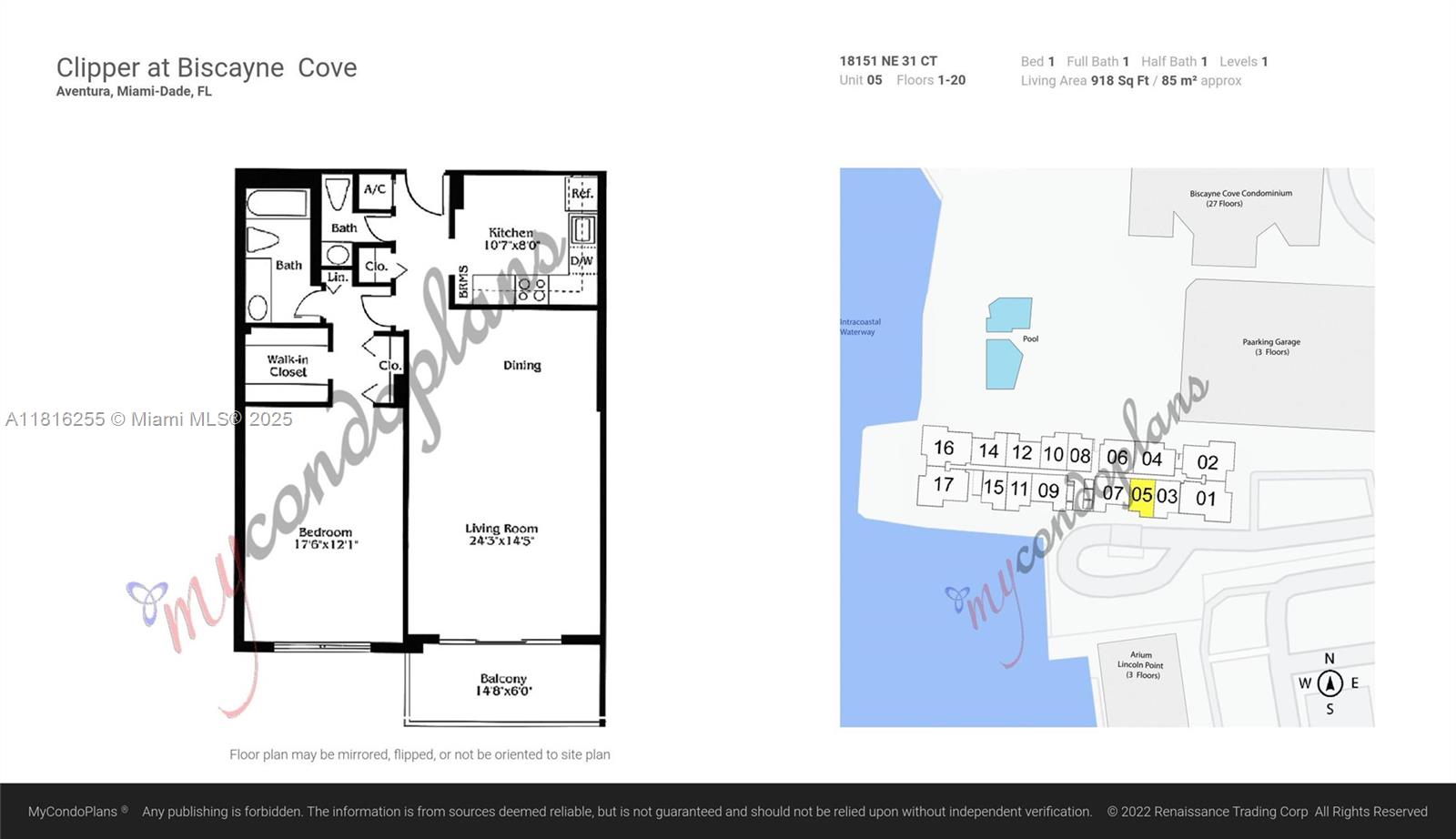18151 NE 31st Ct #205, Aventura, Florida image 34