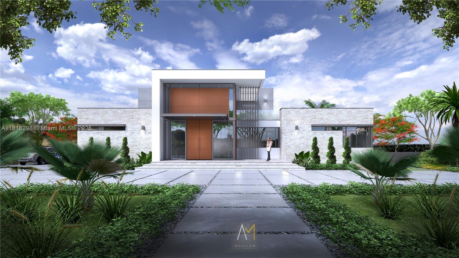 Villa Xenia:  6 Beds | 10 Baths | Guest House | 40,510 SF Lot | 11,400 SF Under Roof | Completion 2025
Modern luxury meets architectural innovation in this custom Pinecrest estate, delivering in 2025. Featuring 6 bedrooms, 10 bathrooms, Guest House and over 11,400 SF under roof on a gated 40,510 SF lot. Interior highlights include a floating architectural staircase, Dekton flooring, expansive glass walls, and Control4 panelized lighting. The Italkraft kitchen includes Wolf & Sub-Zero appliances, oversized island, walk-in pantry, temperature-controlled Cellartus wine room, movie room, separate detached gym, and Italkraft closets. Outdoors: covered terraces, resort-style pool, spa, waterfall wall, and summer kitchen. Detached 1-bedroom guest house with kitchenette. 3-car climatized garage.