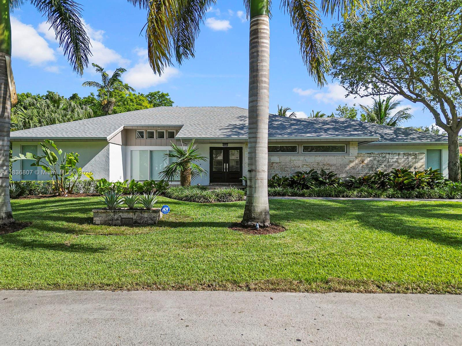 Fully renovated contemporary 5 bedroom, 3 bathroom.  All new roof (June 2025), kitchen, porcelain floors, bathrooms, impact doors and windows throughout, A/C & duct work, LED lighting, pool heater and saltwater system, etc.  Nanny's/in-laws quarters has private entrance. Back yard is completely fenced with concrete pad to Park boat/ RV/ Golf Cart or other toys. Located minutes from Old Cutler Road, Black Point Marina, Montessori Schools and Palmer Trinity, Westminster, Palmetto High, A-Rated schools, this home has something for everyone in your family. Minutes from the beach, malls, restaurants, highways, and all entertainment experiences. Come see it today!