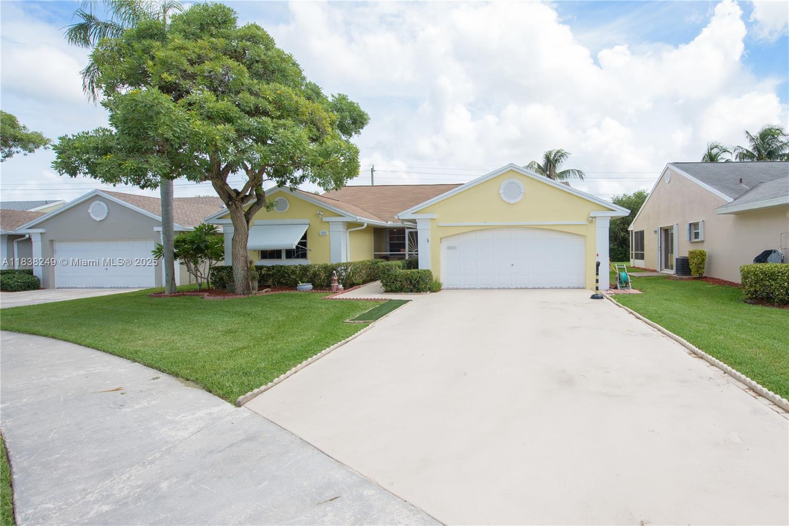 Beautiful 3/2 split plan home in gated Northgate Village at Keys Gate. Features include a screened front porch, ADT-monitored security, accordion shutters, hurricane panels, and a 2-car garage with attic storage. One of the largest driveways that fits 4 cars. Spacious living area opens to a 45'x13' screened patio overlooking the canal. The covered patio off the kitchen is perfect for grilling. The primary suite offers dual vanities, a shower, and a walk-in closet. New water softener (2024), 4-ton A/C (2020), and water heater (2020). Clubhouse features gym, pool, spa, sauna, billiards, library, and more. HOA includes lawn care, cable, Wi-Fi, ADT, and exterior painting. Gated community with 24/7 security. Resort-style living! Call me for more information. Easy to show.