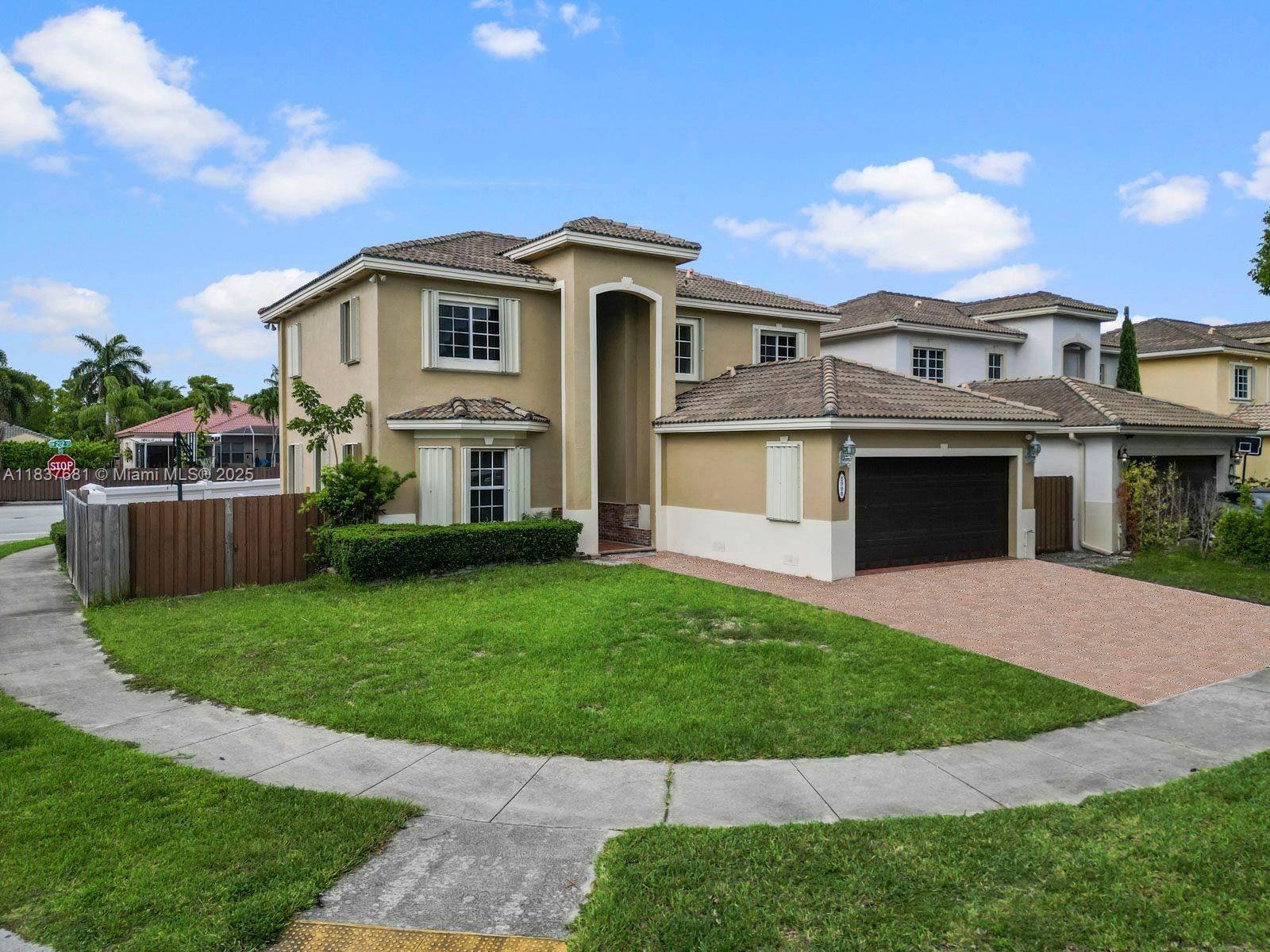 Beautiful 2-story CORNER LOT home in sought-after Cutler Bay! This 3-bedroom, 2.5-bath residence offers a spacious layout perfect for family living and entertaining. Enjoy a large driveway with plenty of parking, a generous backyard with a charming gazebo ideal for gatherings, and a roomy yard with endless possibilities for outdoor fun. Conveniently located near shopping, dining, and top schools, this home combines comfort, space, and a great location! EASY TO SHOW. CONTACT LISTING AGENT.