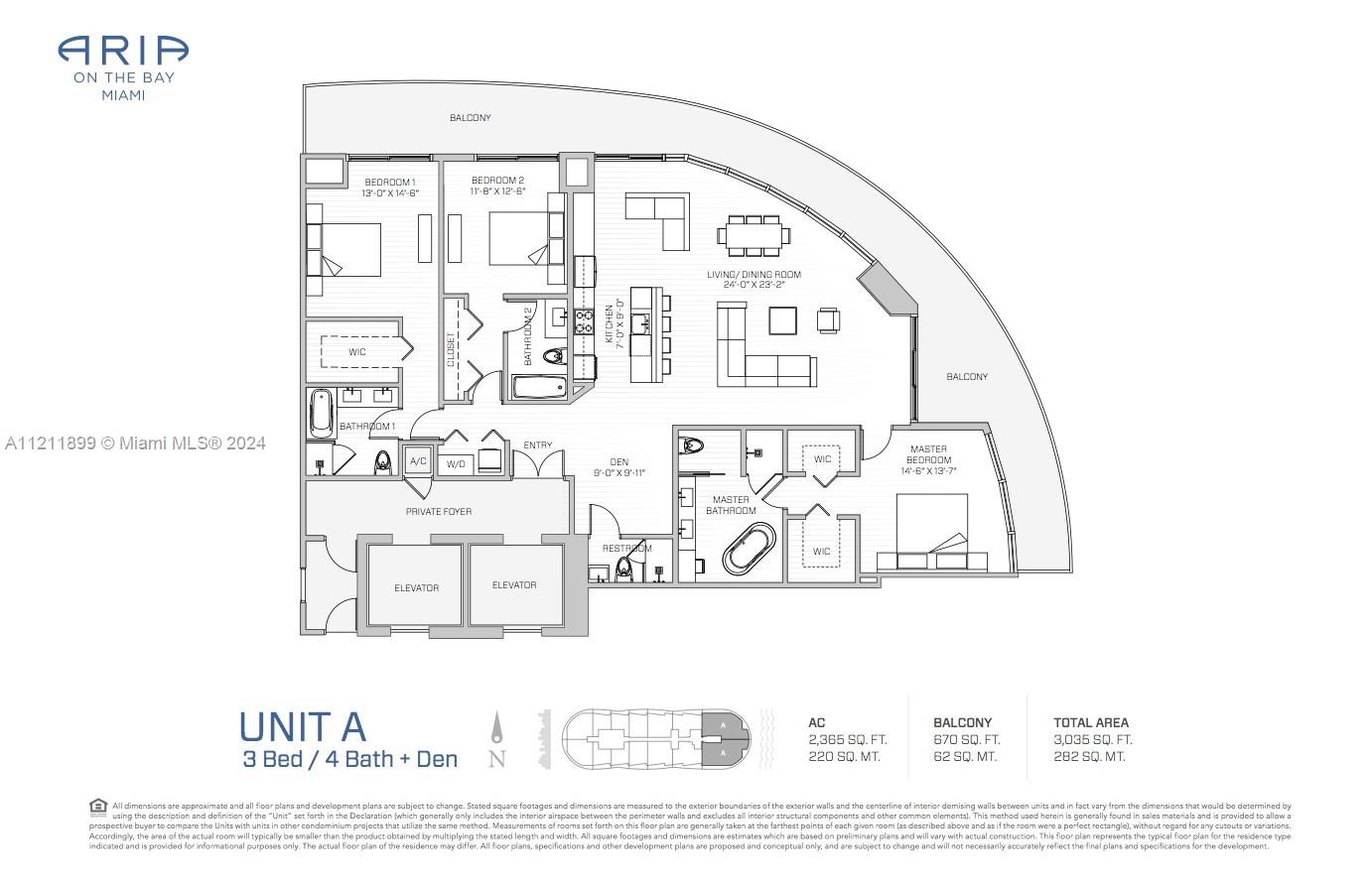 488 NE 18th St 5012, Miami, Florida 33132, 3 Bedrooms Bedrooms, ,4 BathroomsBathrooms,Residential,For Sale,488 NE 18th St 5012,A11211899