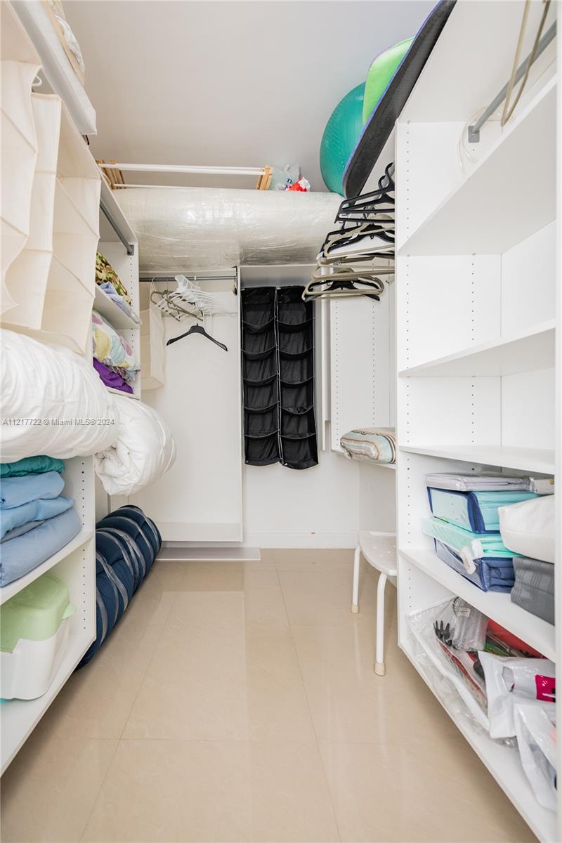 Walking Closet/Master Bedroom