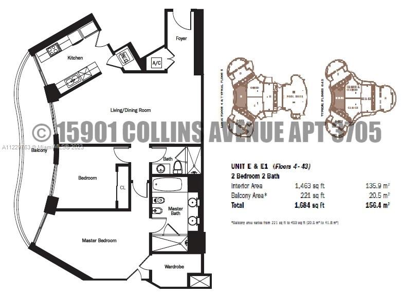 15901 Collins Ave 3705, Sunny Isles Beach, FL 33160, 2 Bedrooms Bedrooms, ,2 BathroomsBathrooms,Residential,For Sale,Collins Ave,A11229763